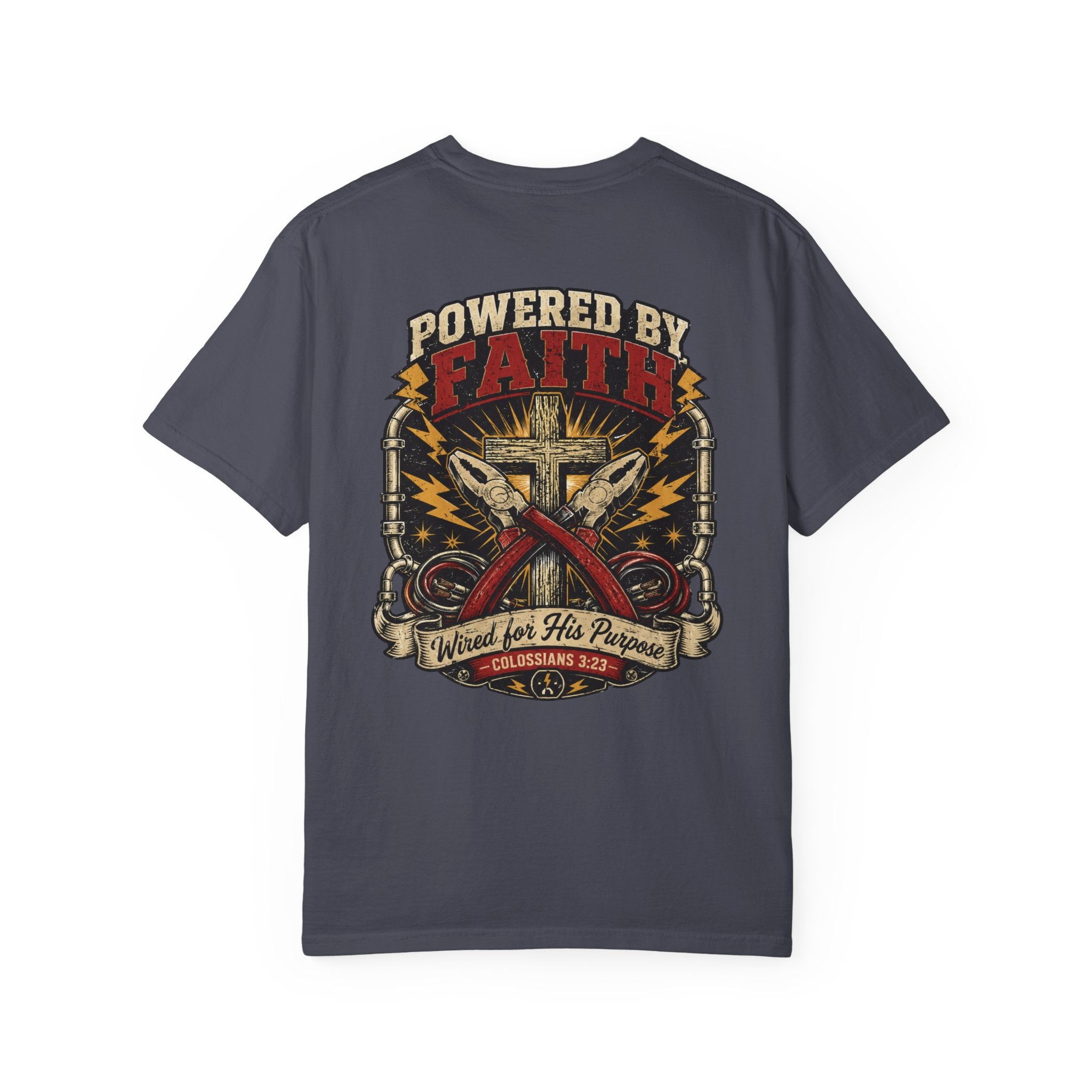 Powered By Faith T-Shirt