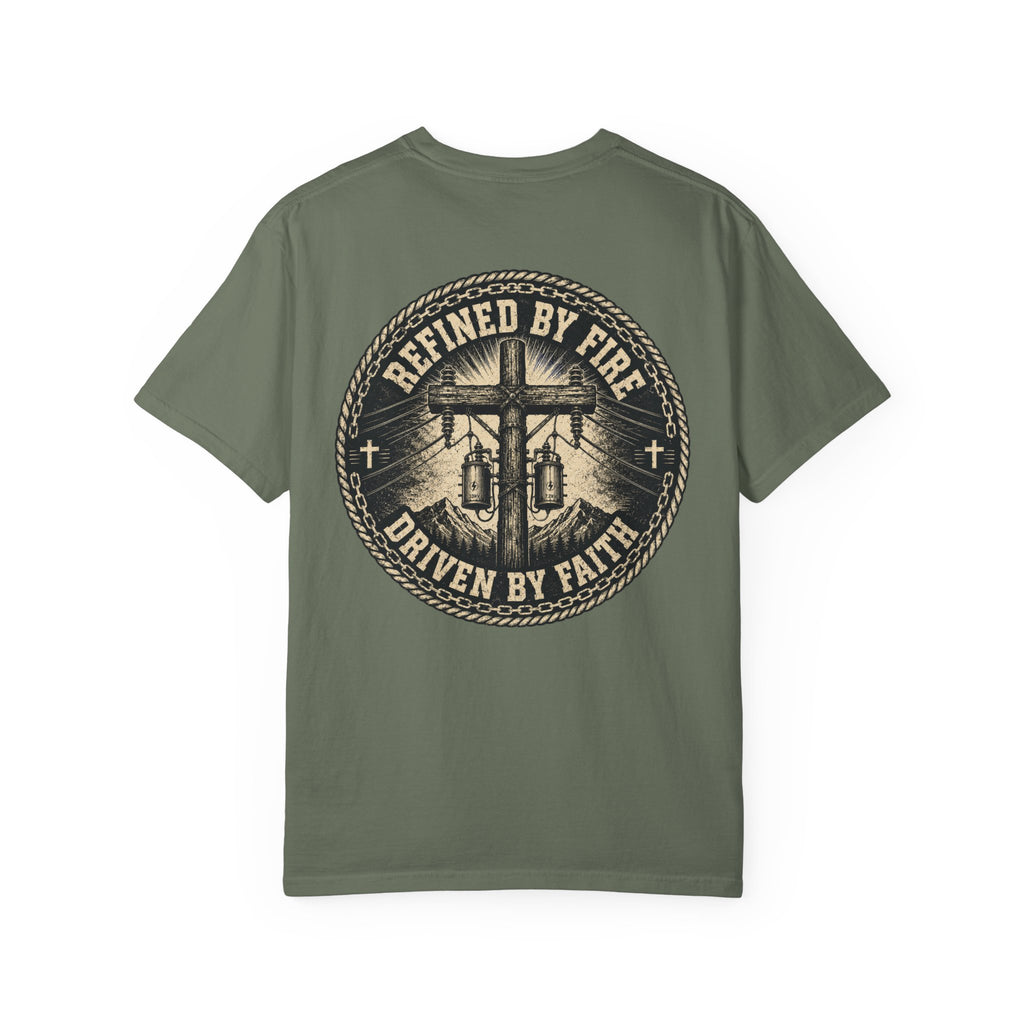 Refined By Fire Driven By Faith T-Shirt
