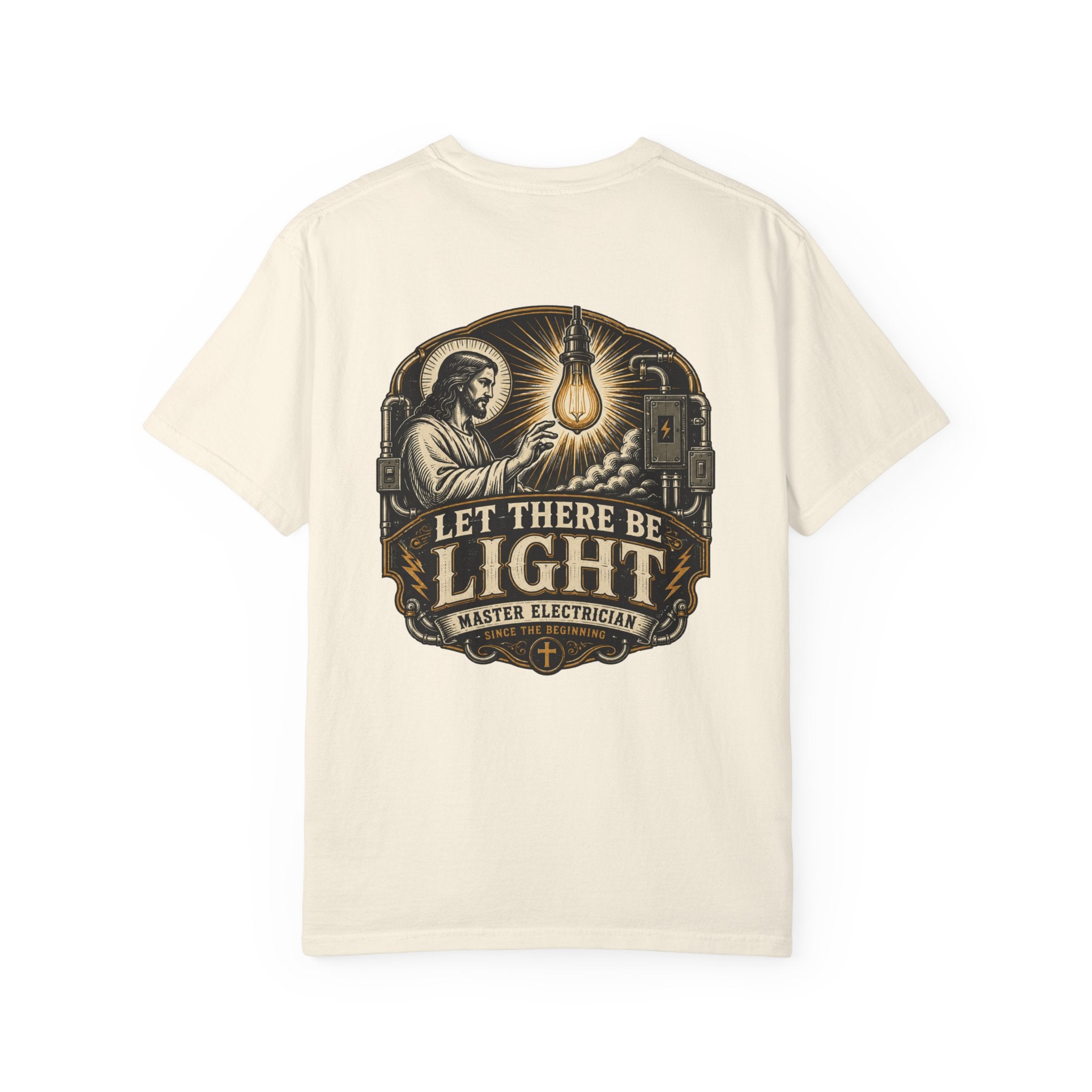 Let There Be Light Master Electrician T-Shirt