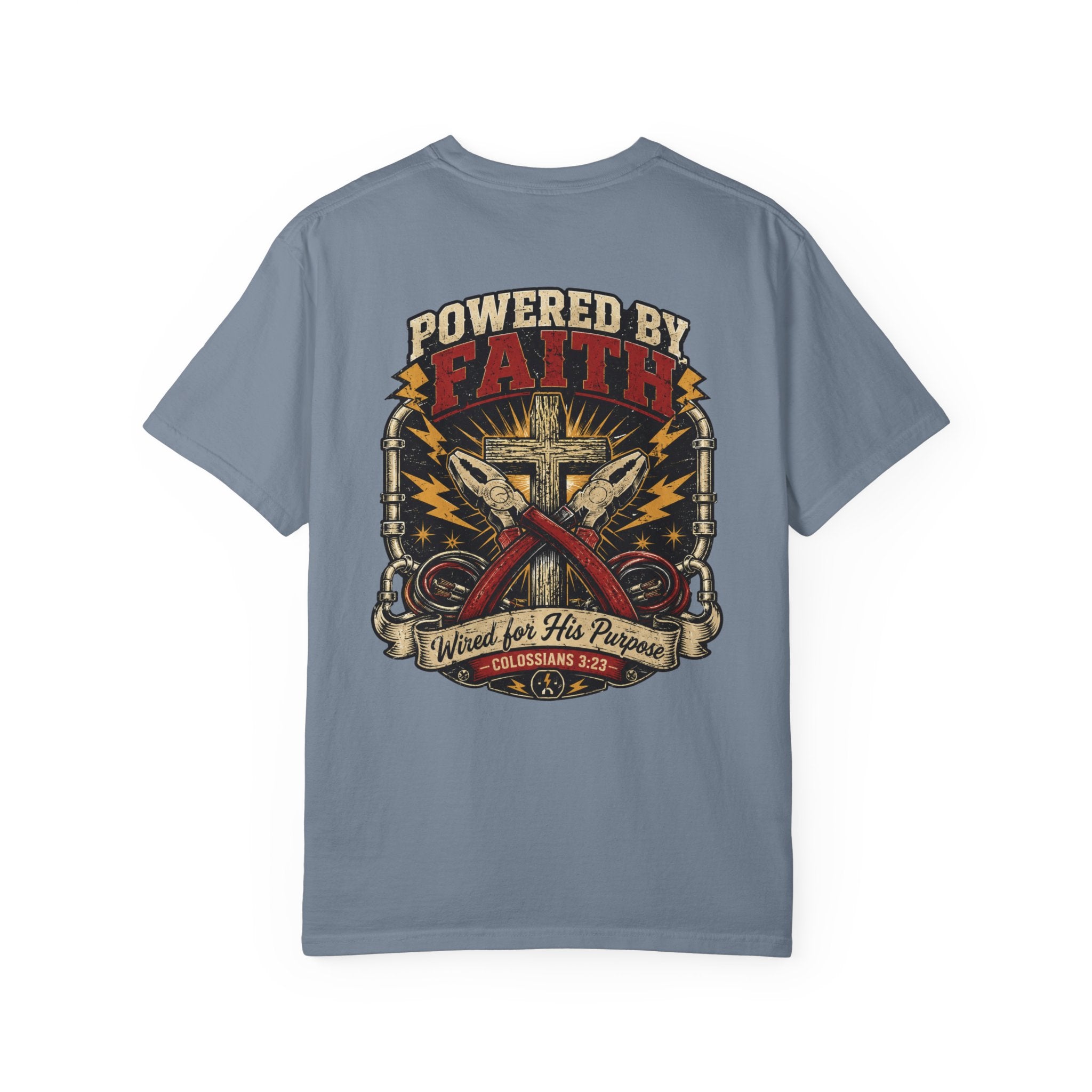 Powered By Faith T-Shirt