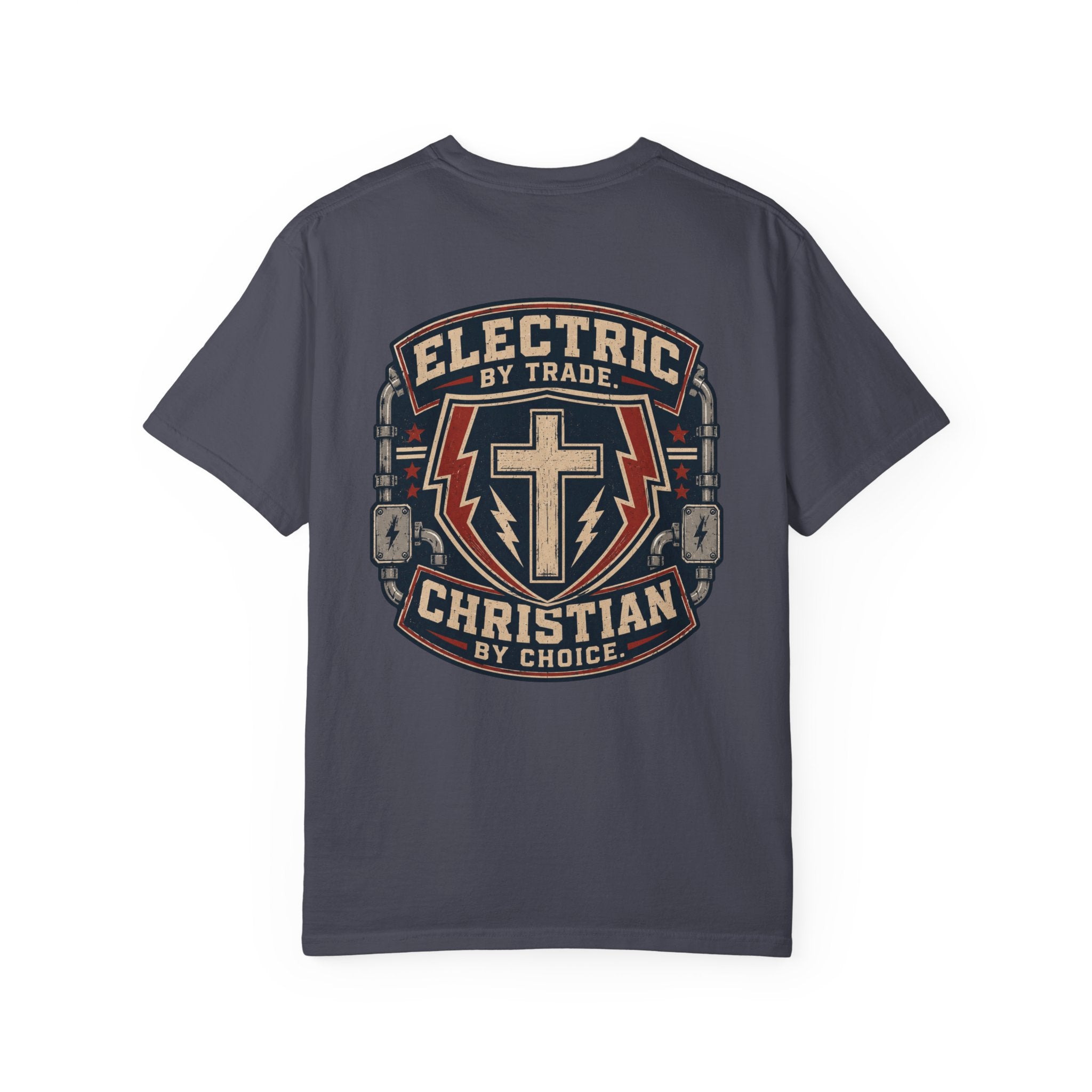 Electric By Trade Christian By Choice - T-Shirt