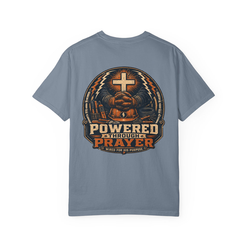 Powered Through Prayer Wired For His Purpose T-Shirt