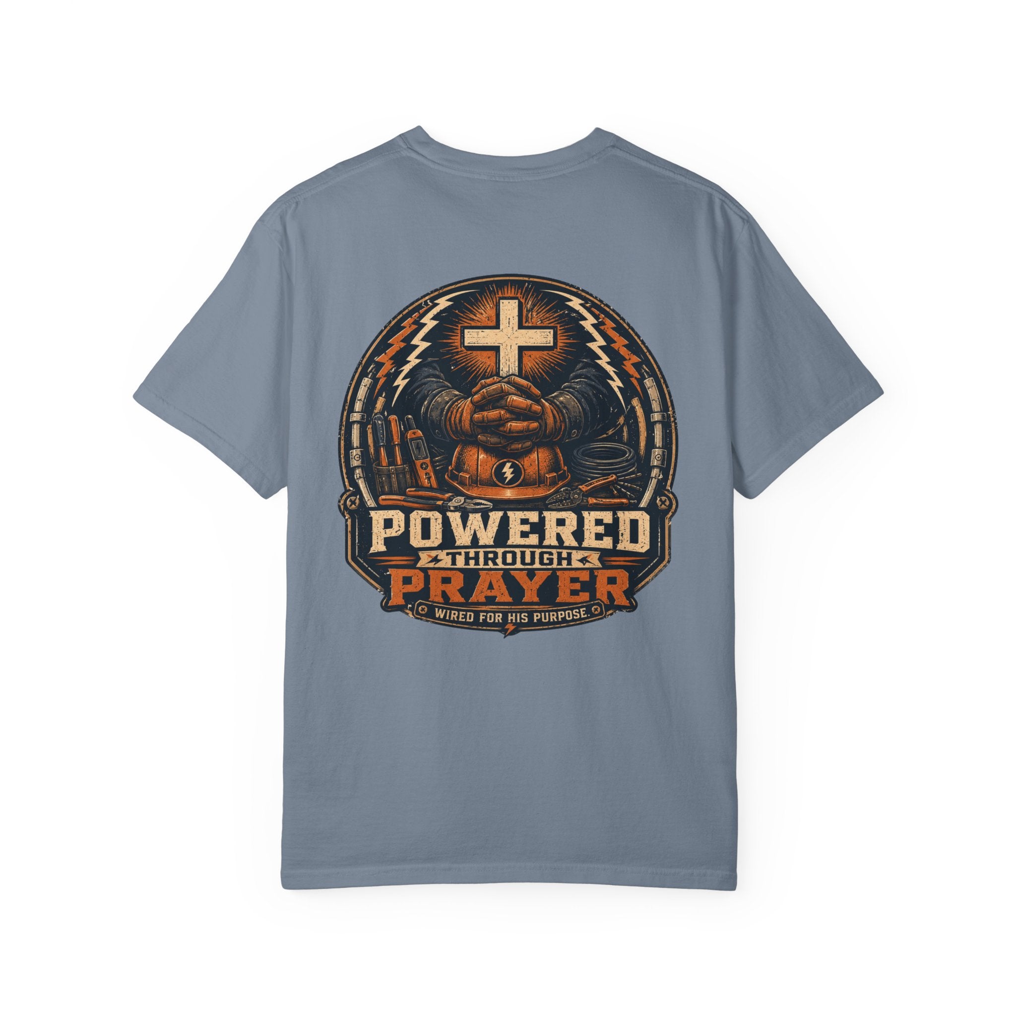 Powered Through Prayer Wired For His Purpose T-Shirt