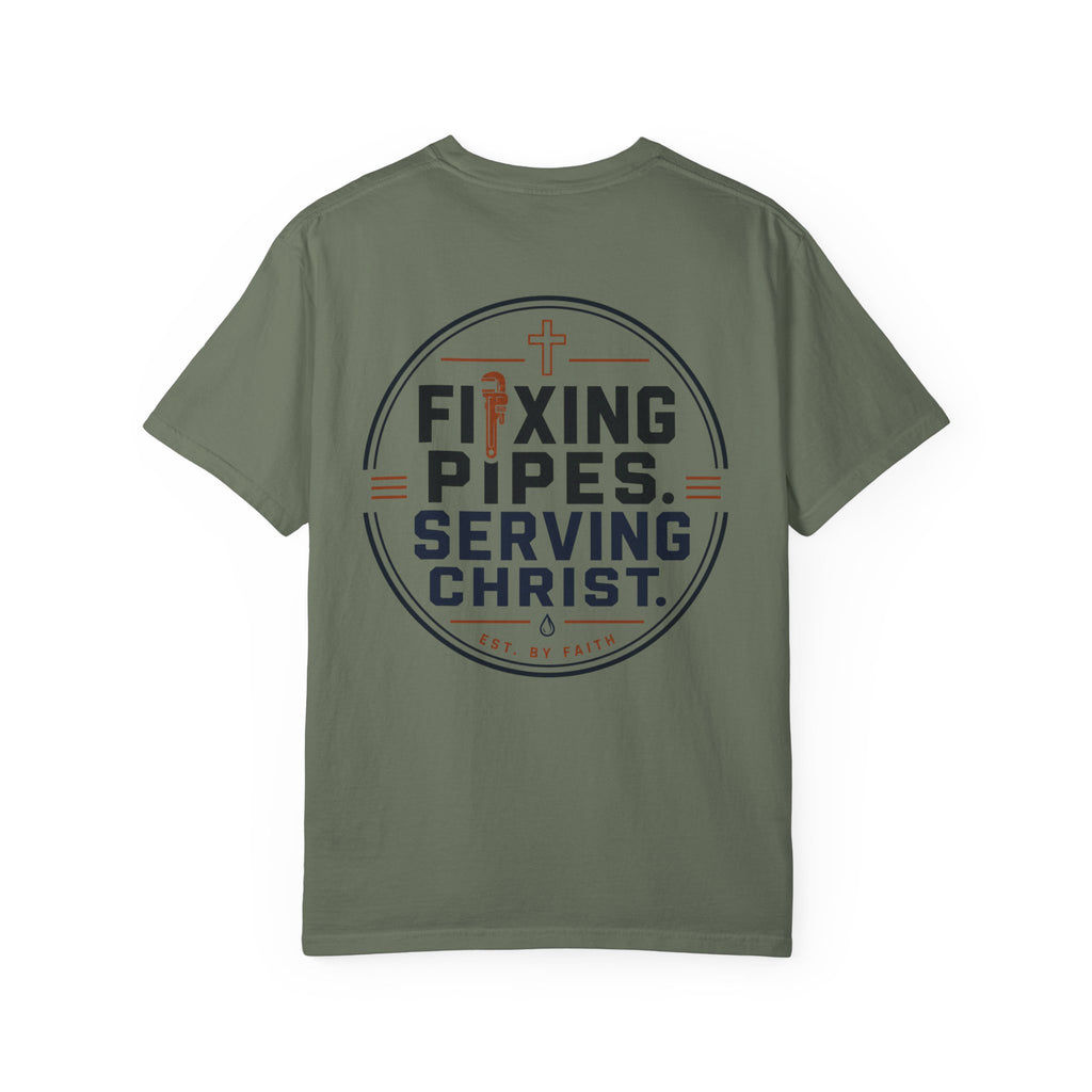 Fixing Pipes Serving Christ T-Shirt