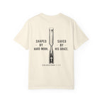 Shape By Hard Work. Saved By His Grace T-Shirt