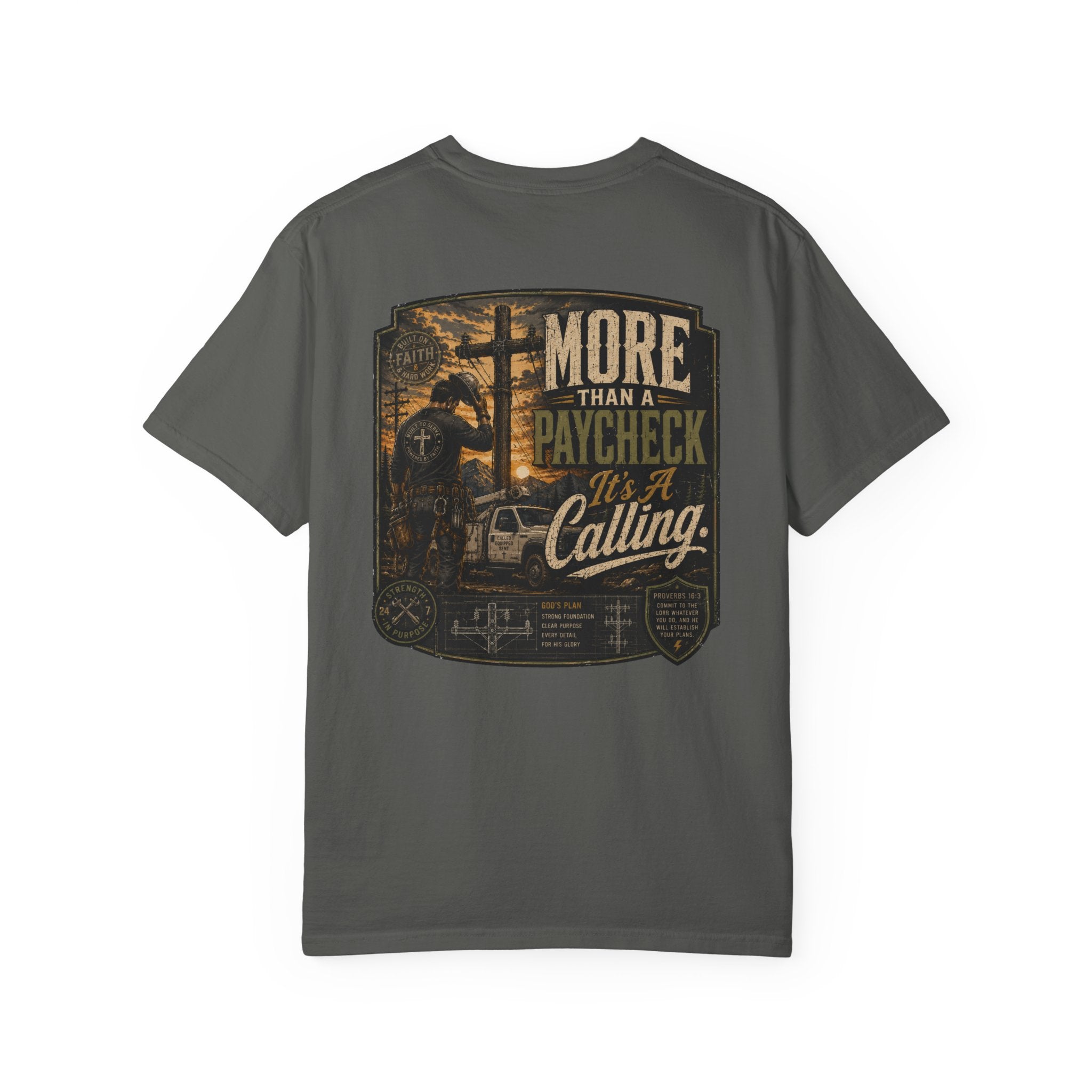More Than a Paycheck It's a Calling T-Shirt