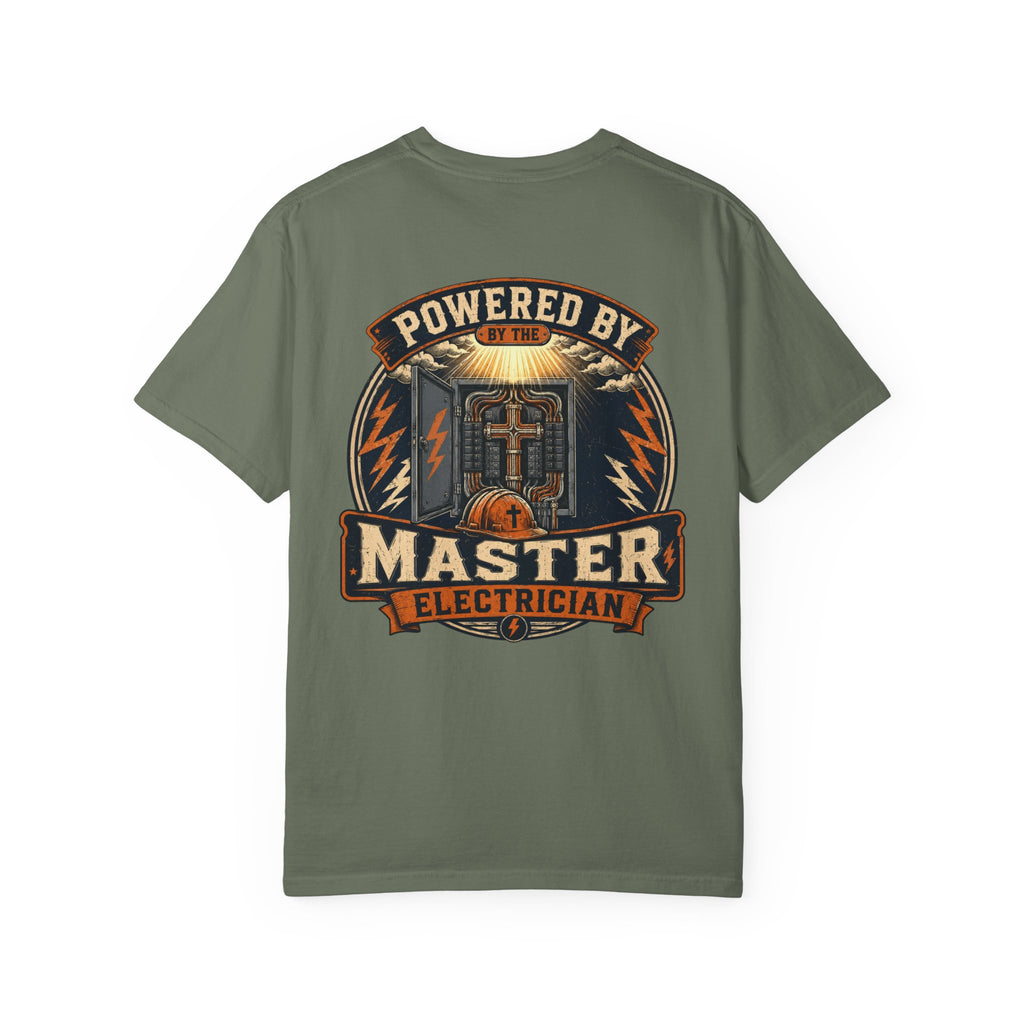 Powered By The Master Electrician T-Shirt