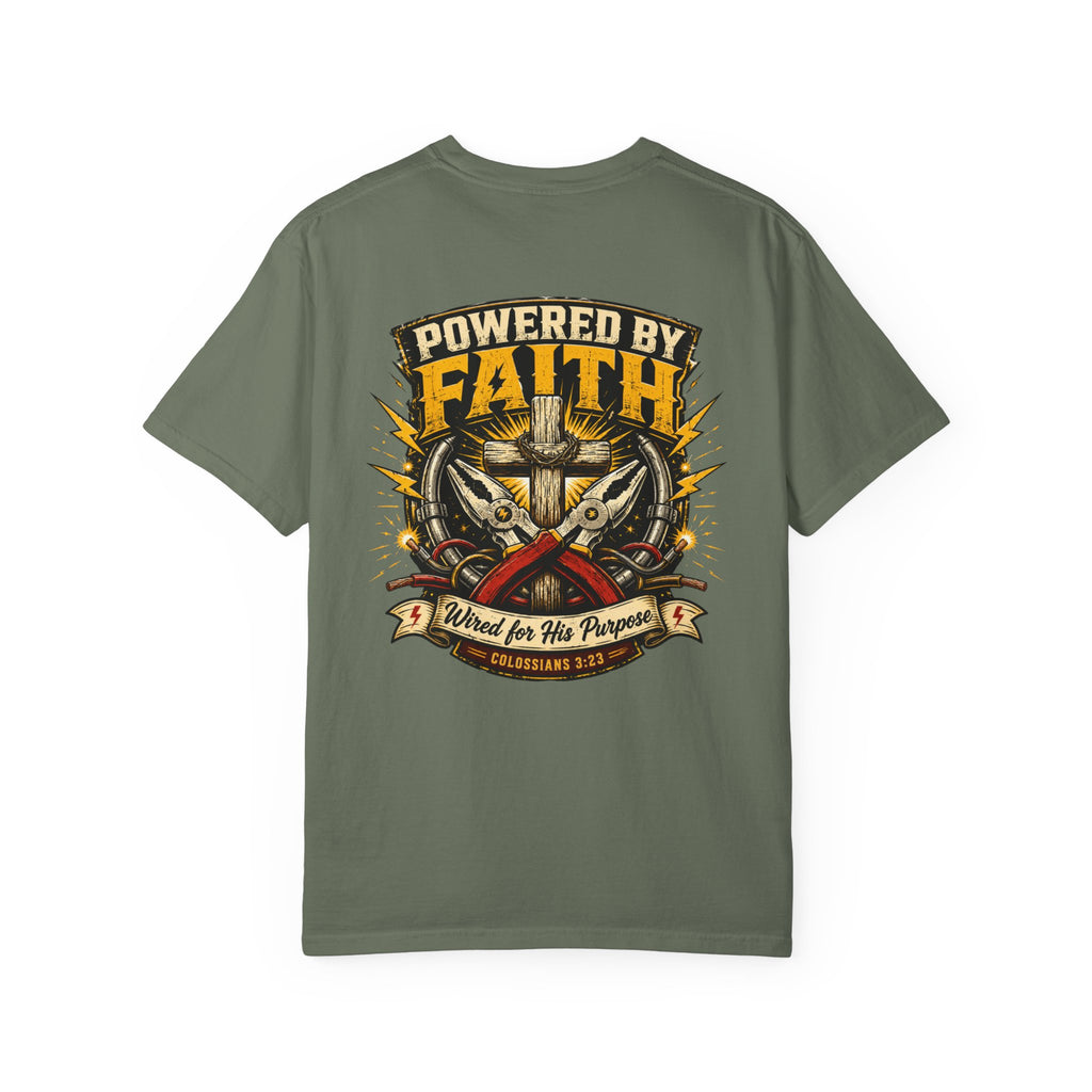 Powered By Faith Wired for His Purpose T-Shirt