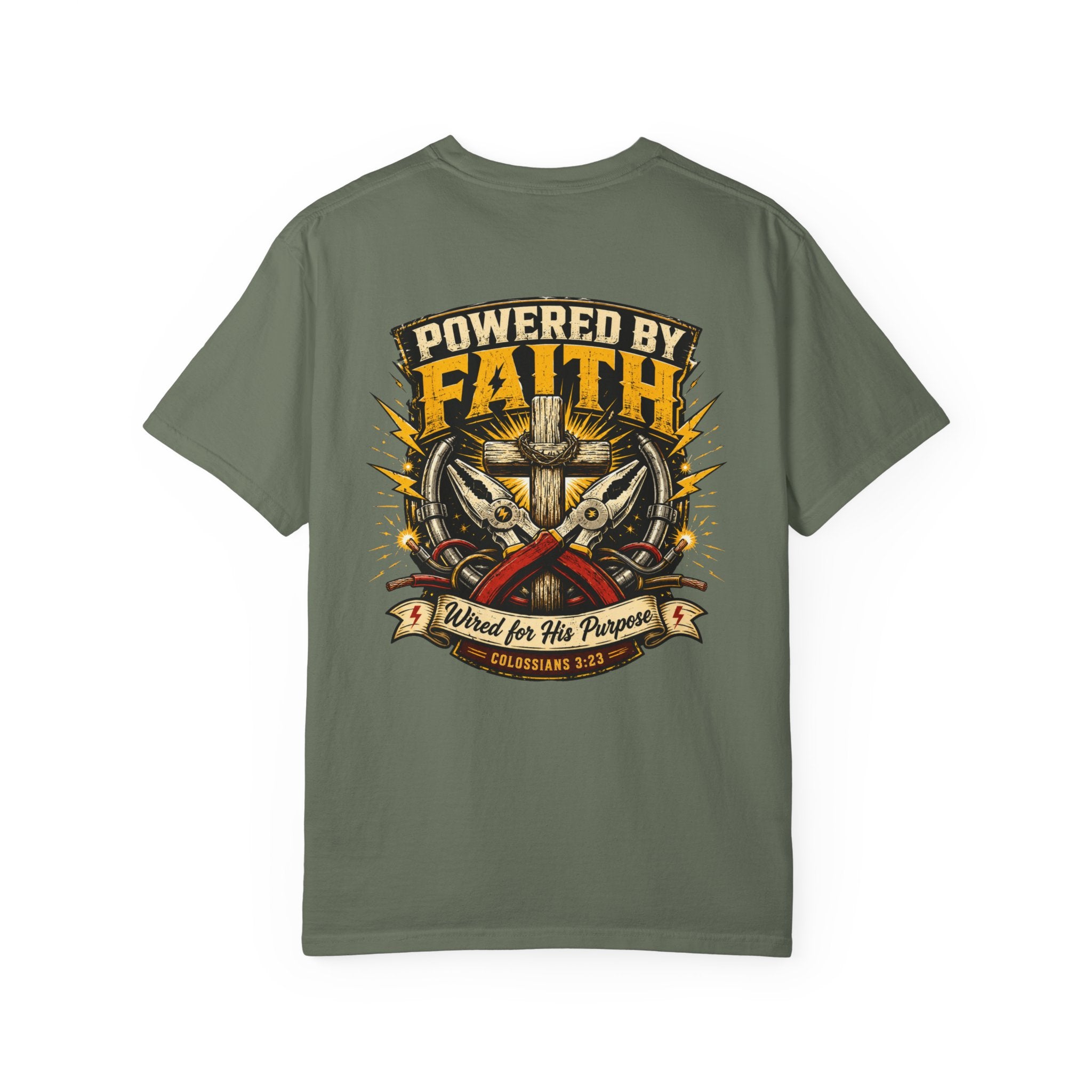 Powered By Faith Wired for His Purpose T-Shirt