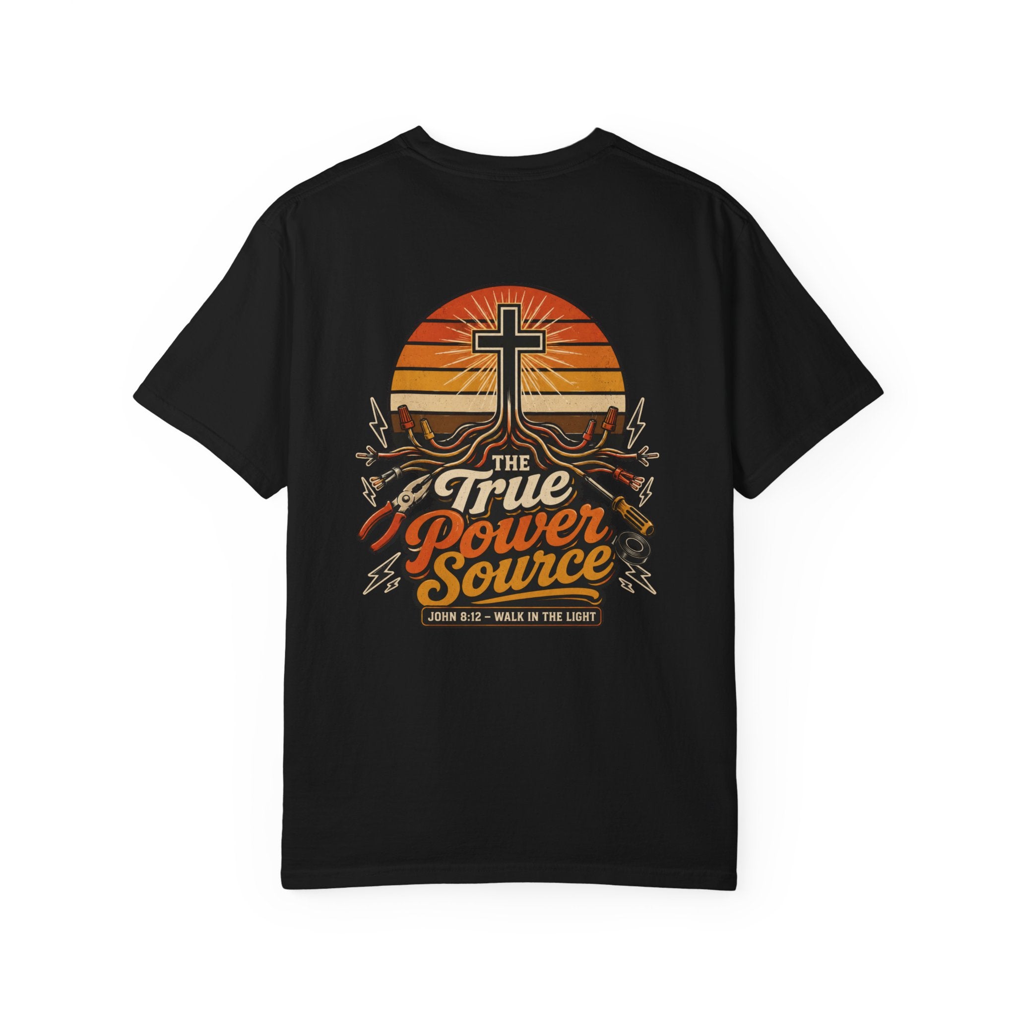 The True Power Source John 8:12 T-Shirt