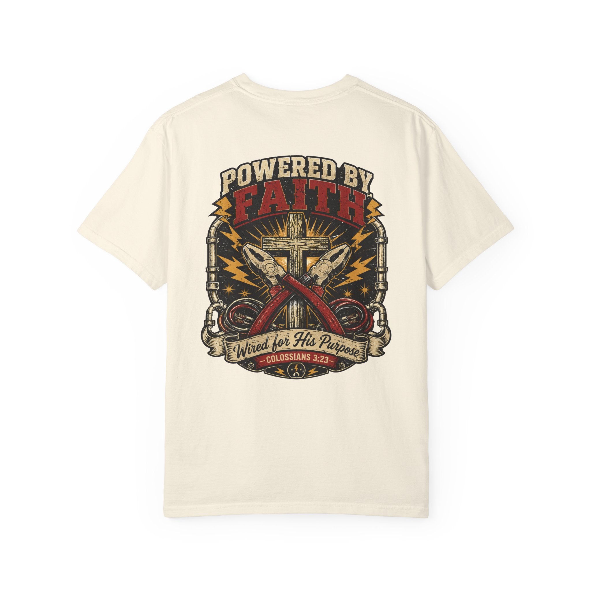 Powered By Faith T-Shirt