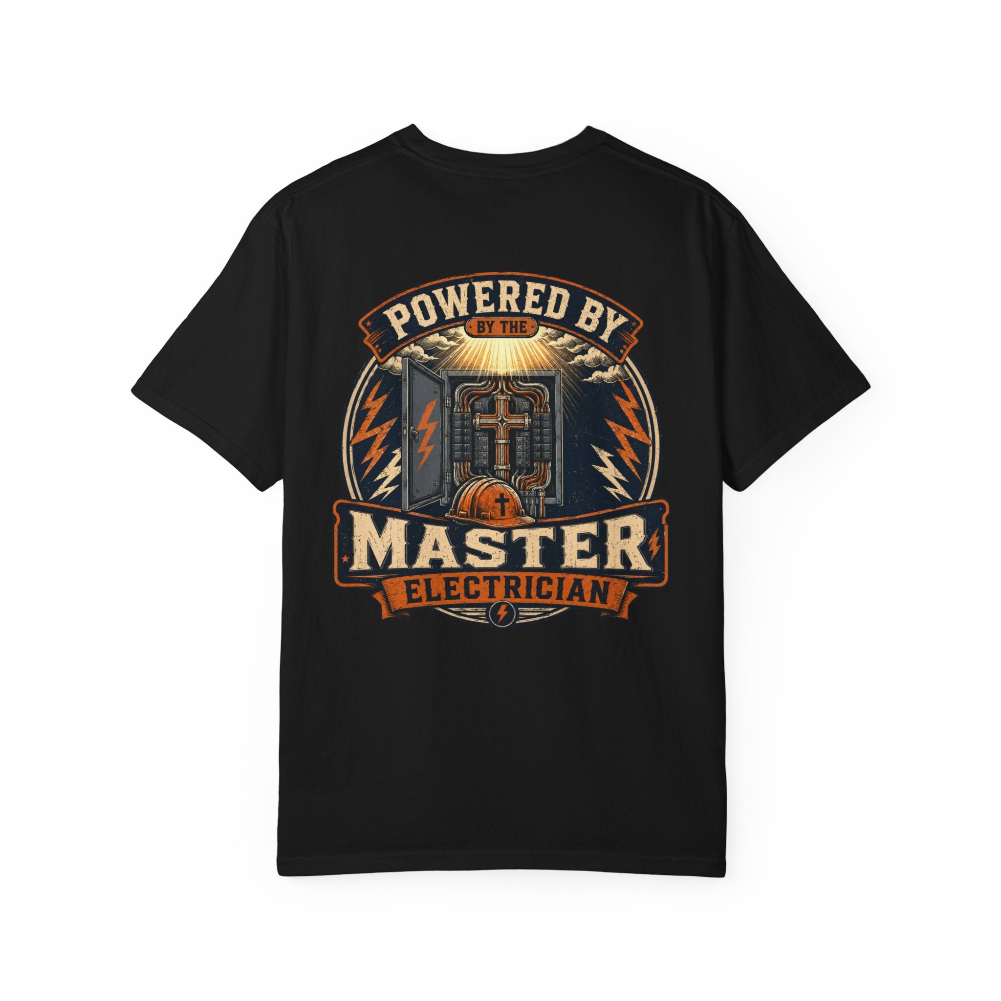 Powered By The Master Electrician T-Shirt