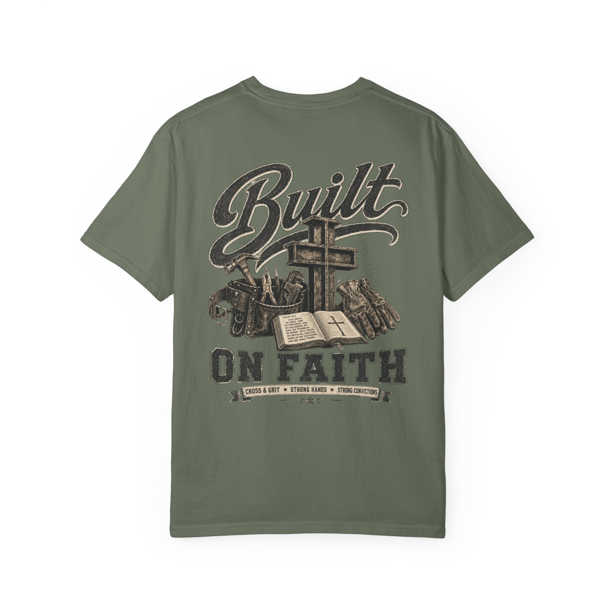 Cross & Grit Built On Faith T-Shirt