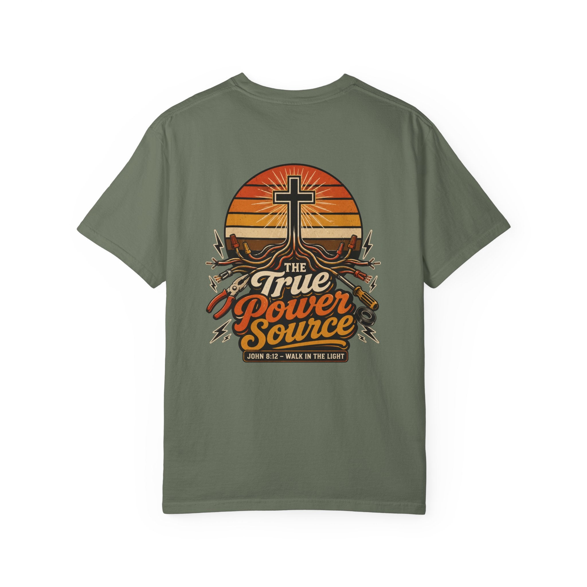 The True Power Source John 8:12 T-Shirt