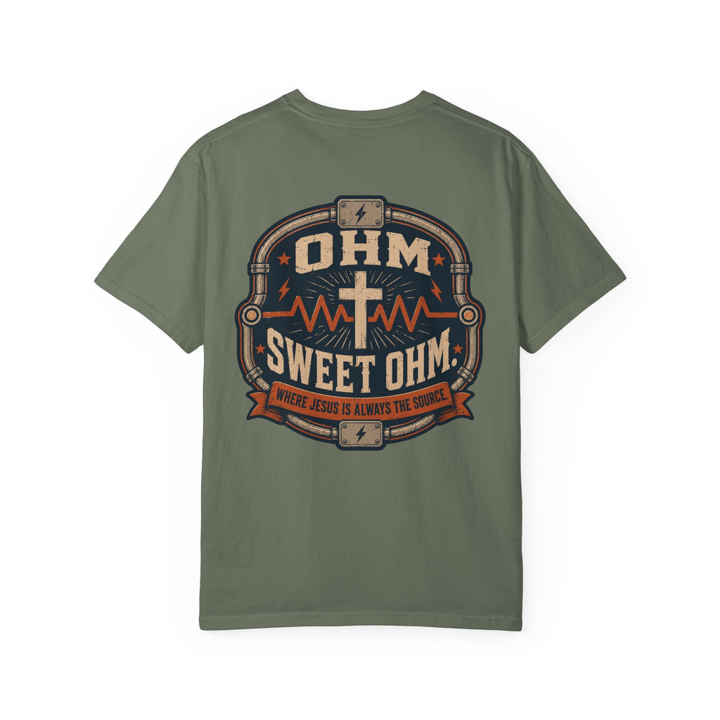 OHM Sweet OHM Where Jesus is Always The Source T-Shirt