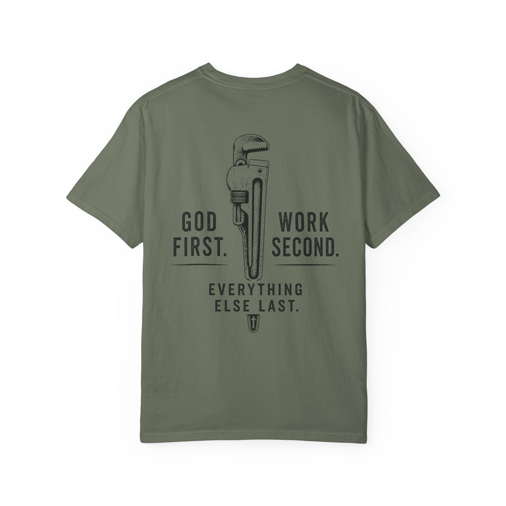 GOD First. Work Second. T-Shirt