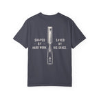 Shape By Hard Work. Saved By His Grace T-Shirt