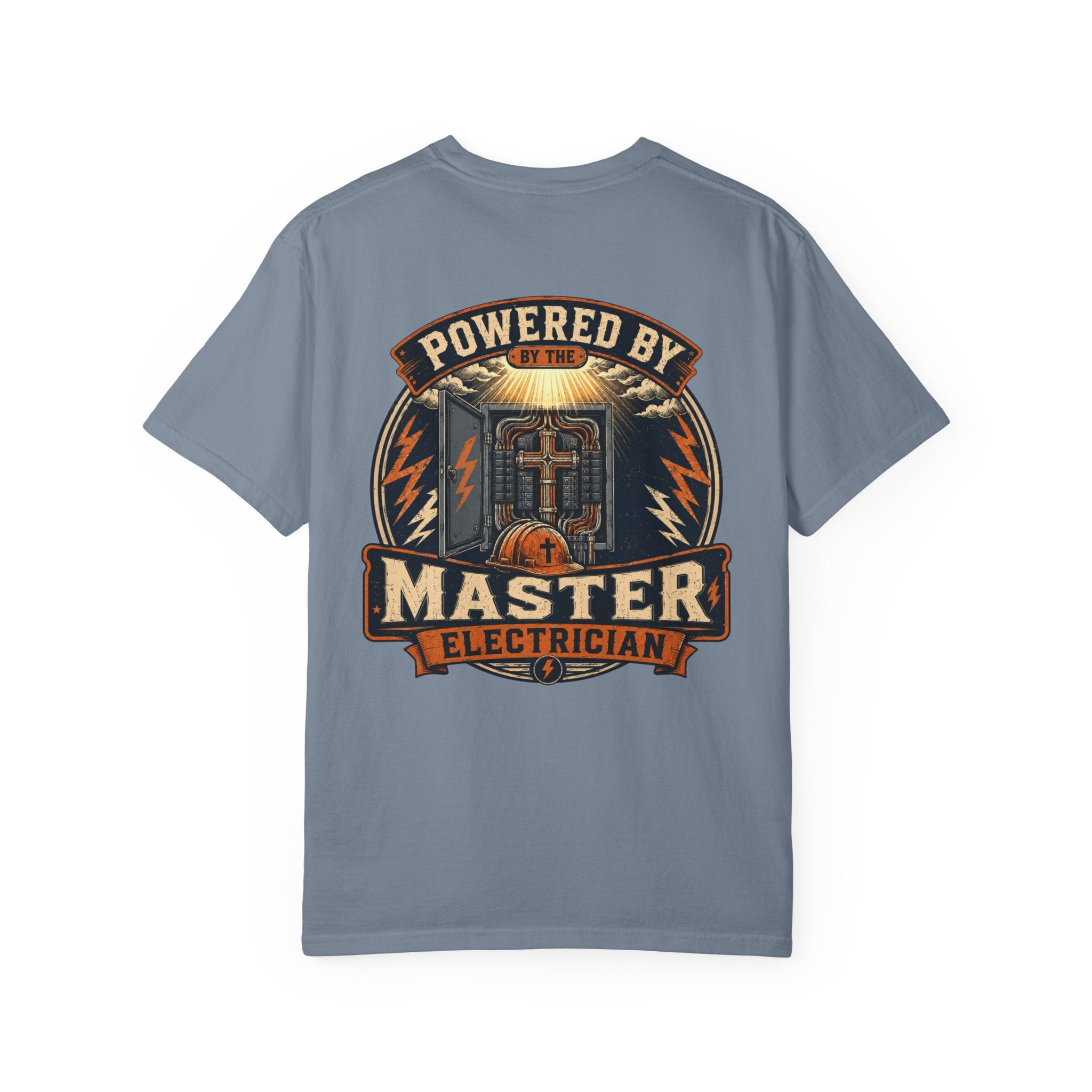 Powered By The Master Electrician T-Shirt