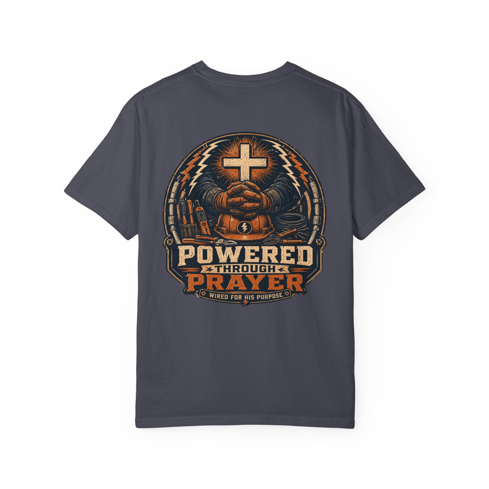 Powered Through Prayer Wired For His Purpose T-Shirt