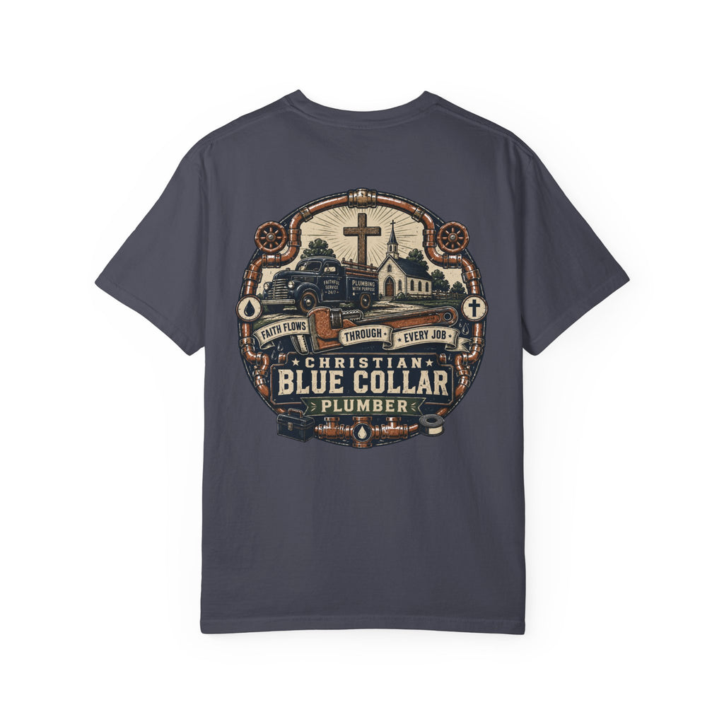 Faith Flows Through Every Job T-Shirt