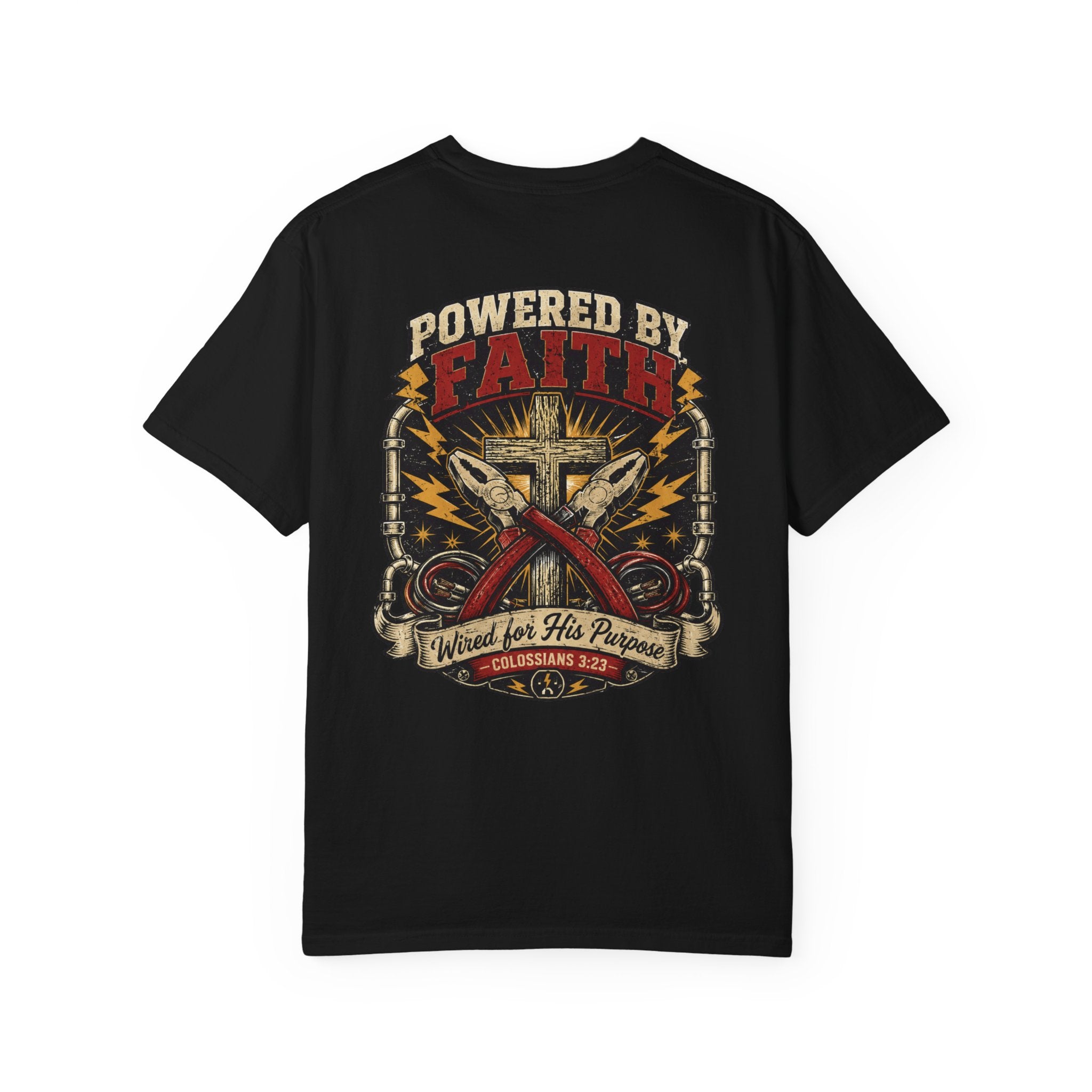 Powered By Faith T-Shirt