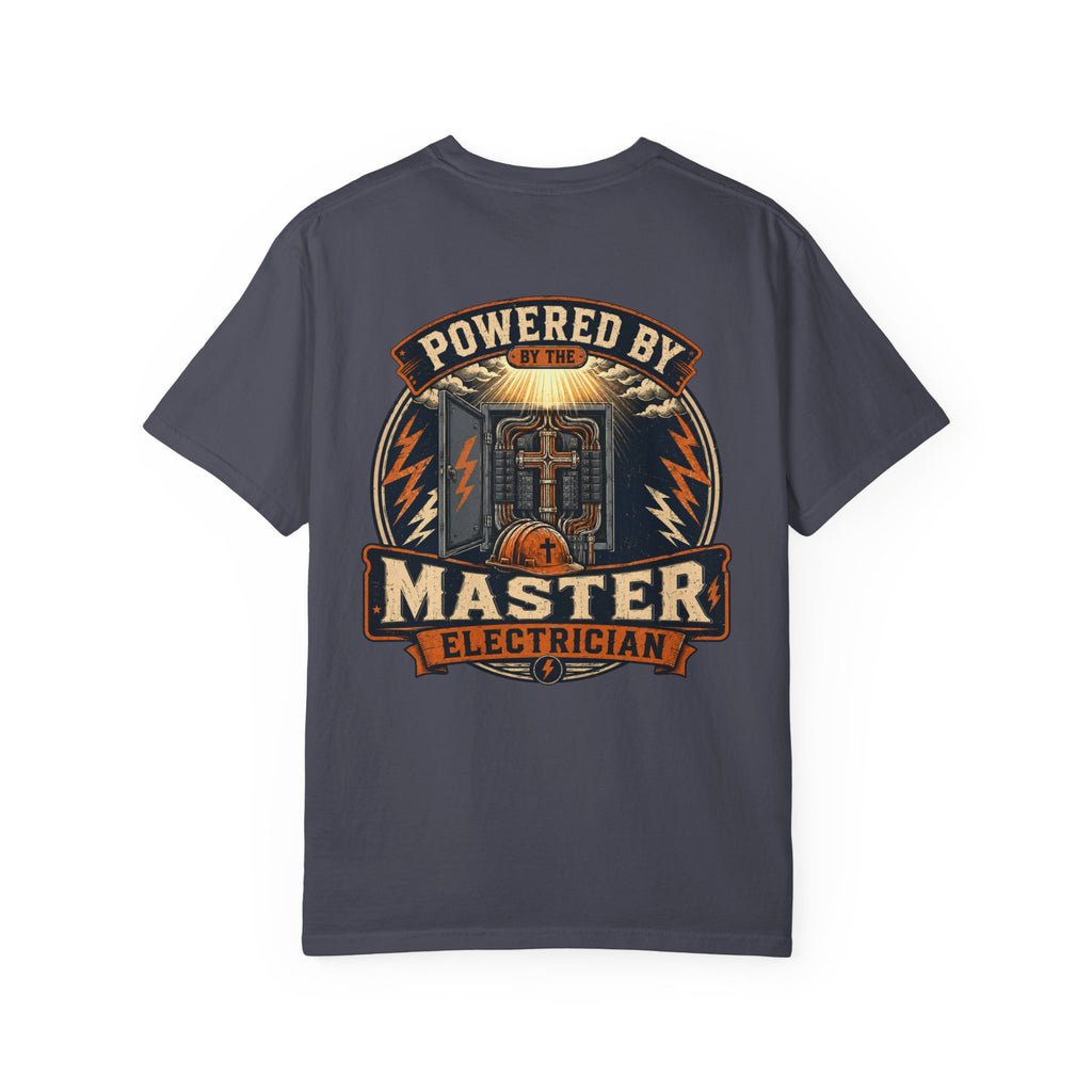 Powered By The Master Electrician T-Shirt