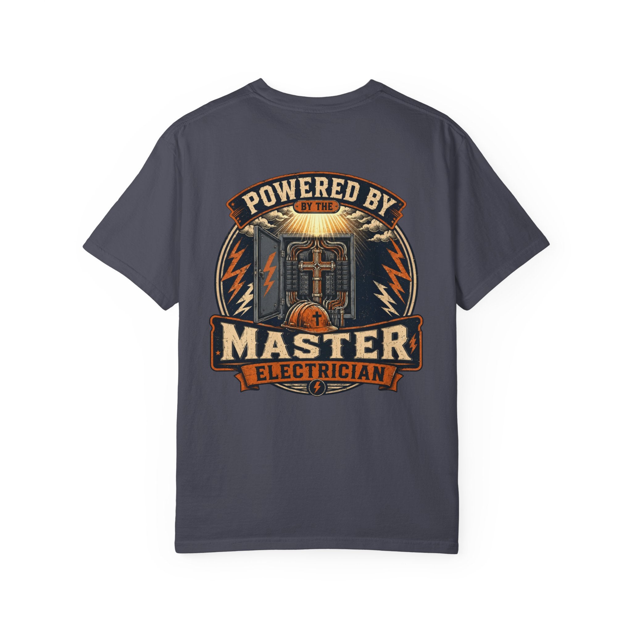 Powered By The Master Electrician T-Shirt