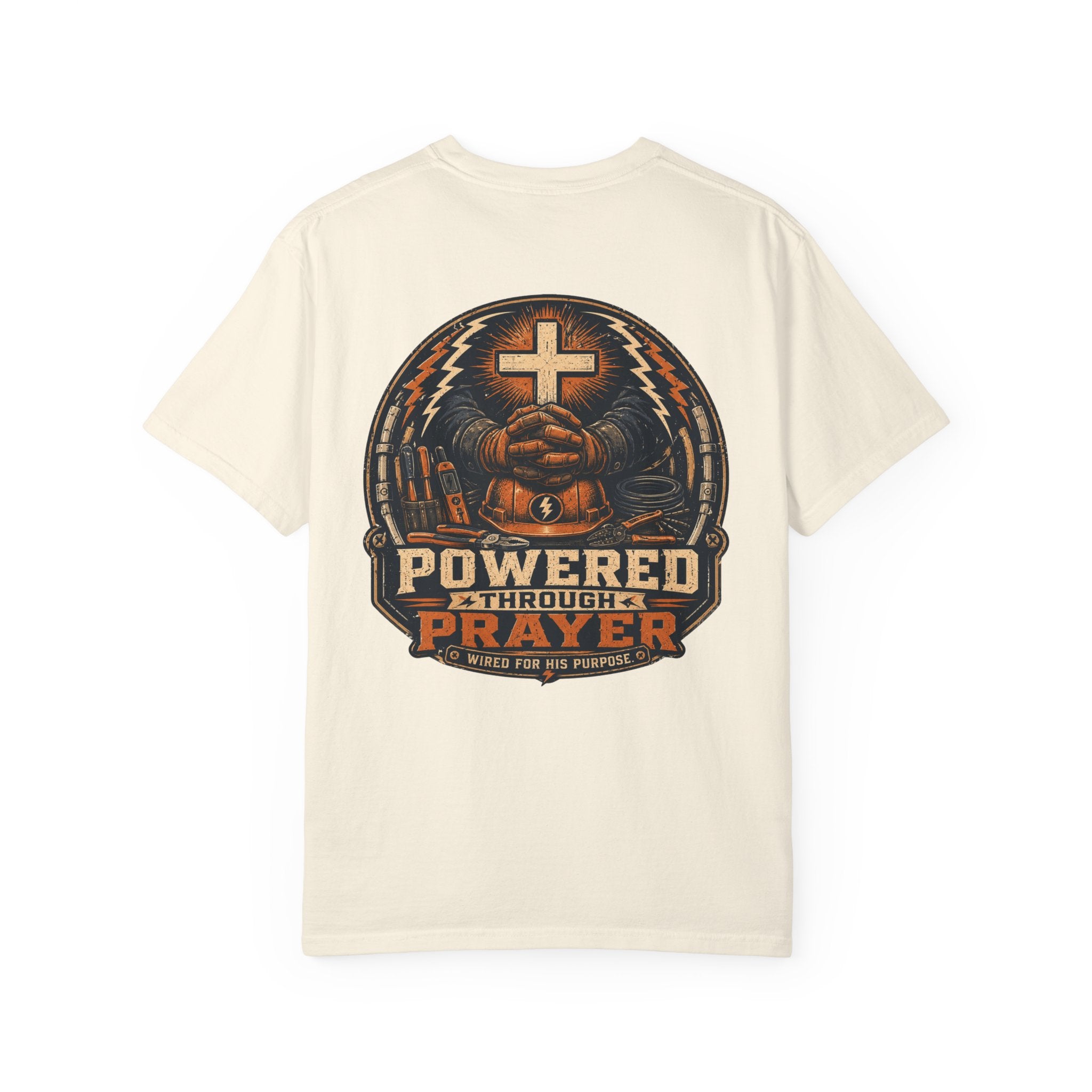 Powered Through Prayer Wired For His Purpose T-Shirt