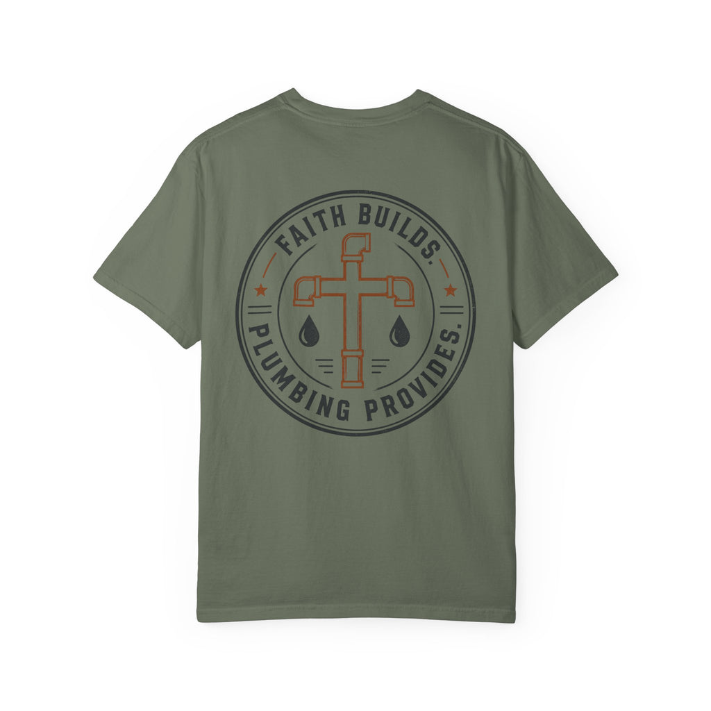 Faith Builds Plumbing Provides T-Shirt