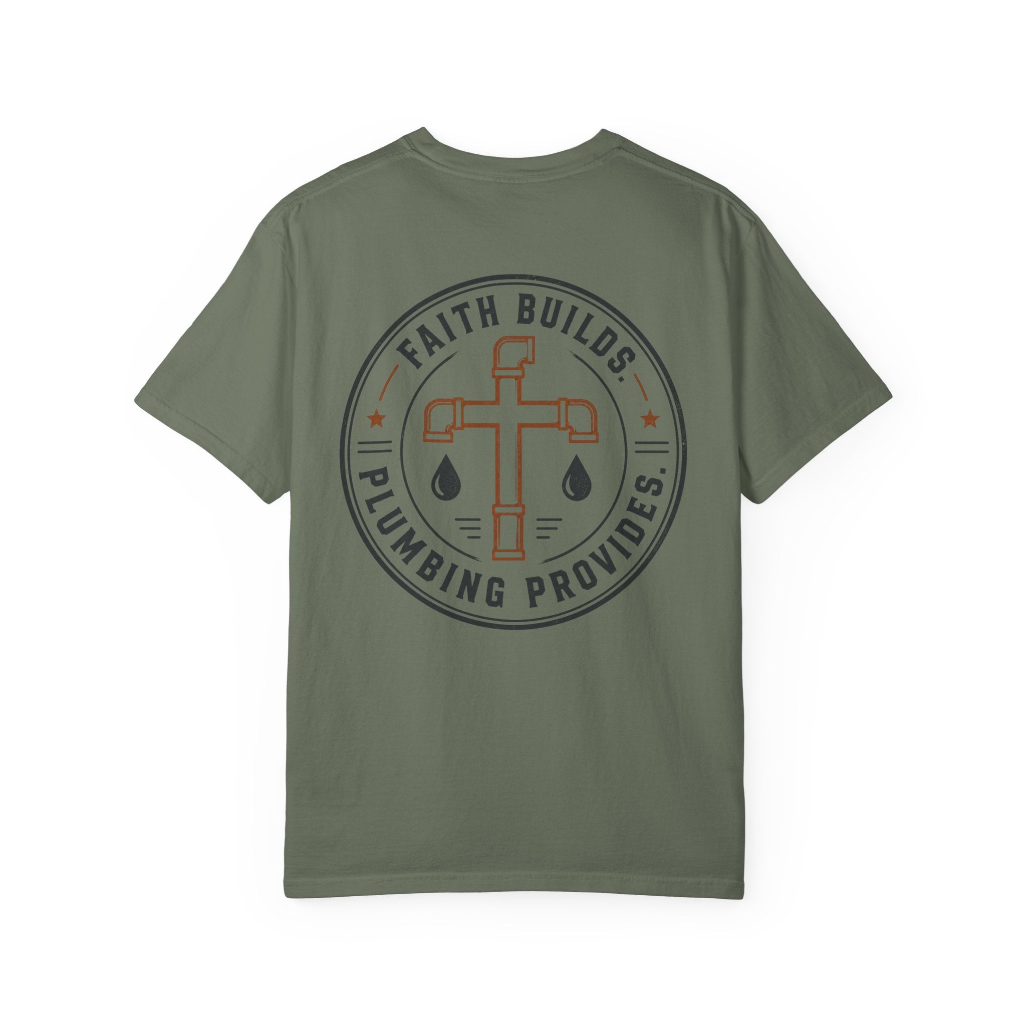 Faith Builds Plumbing Provides T-Shirt