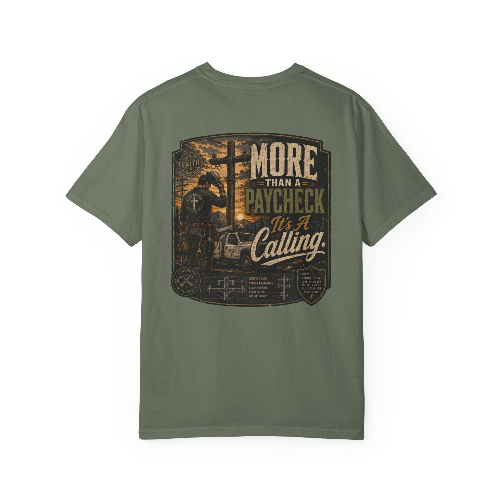 More Than a Paycheck It's a Calling T-Shirt