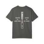 Shape By Hard Work. Saved By His Grace T-Shirt