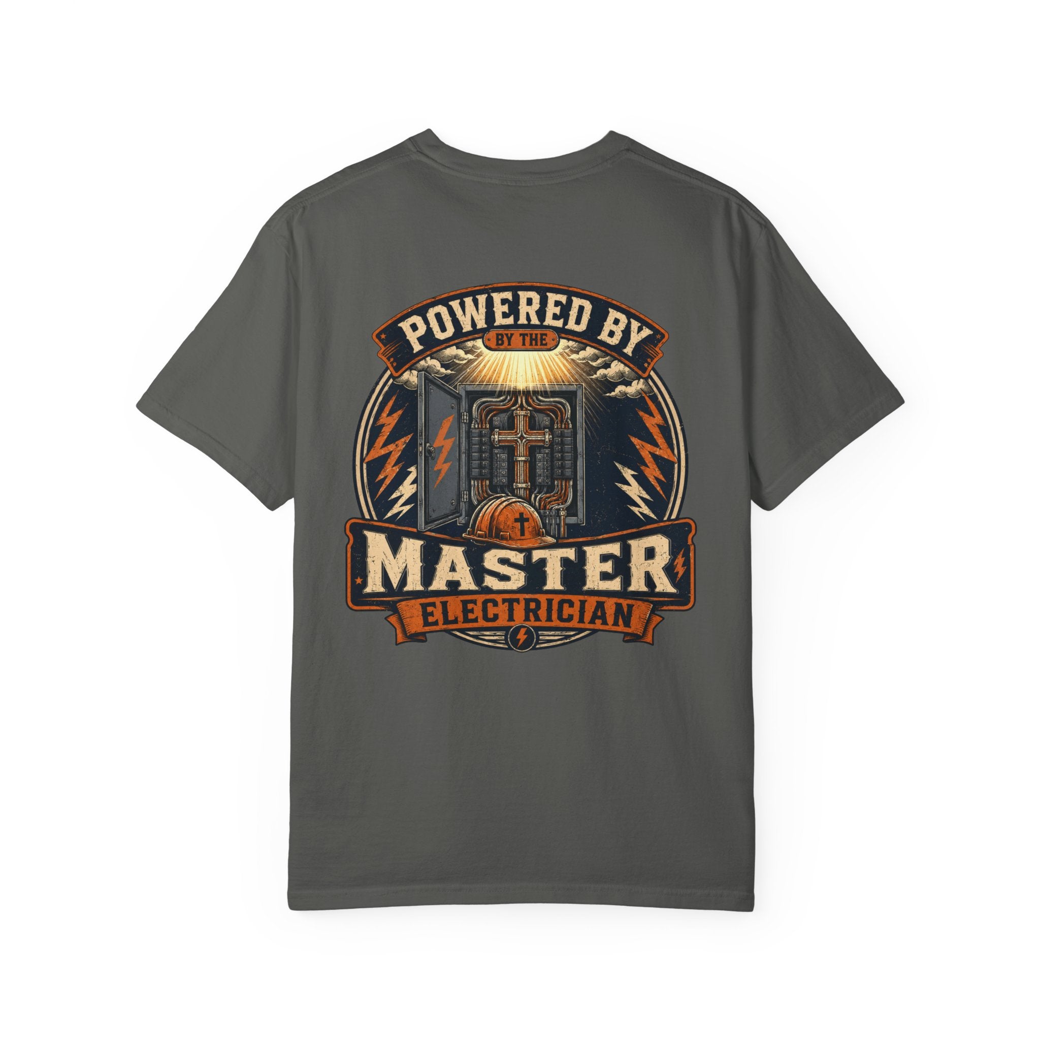 Powered By The Master Electrician T-Shirt