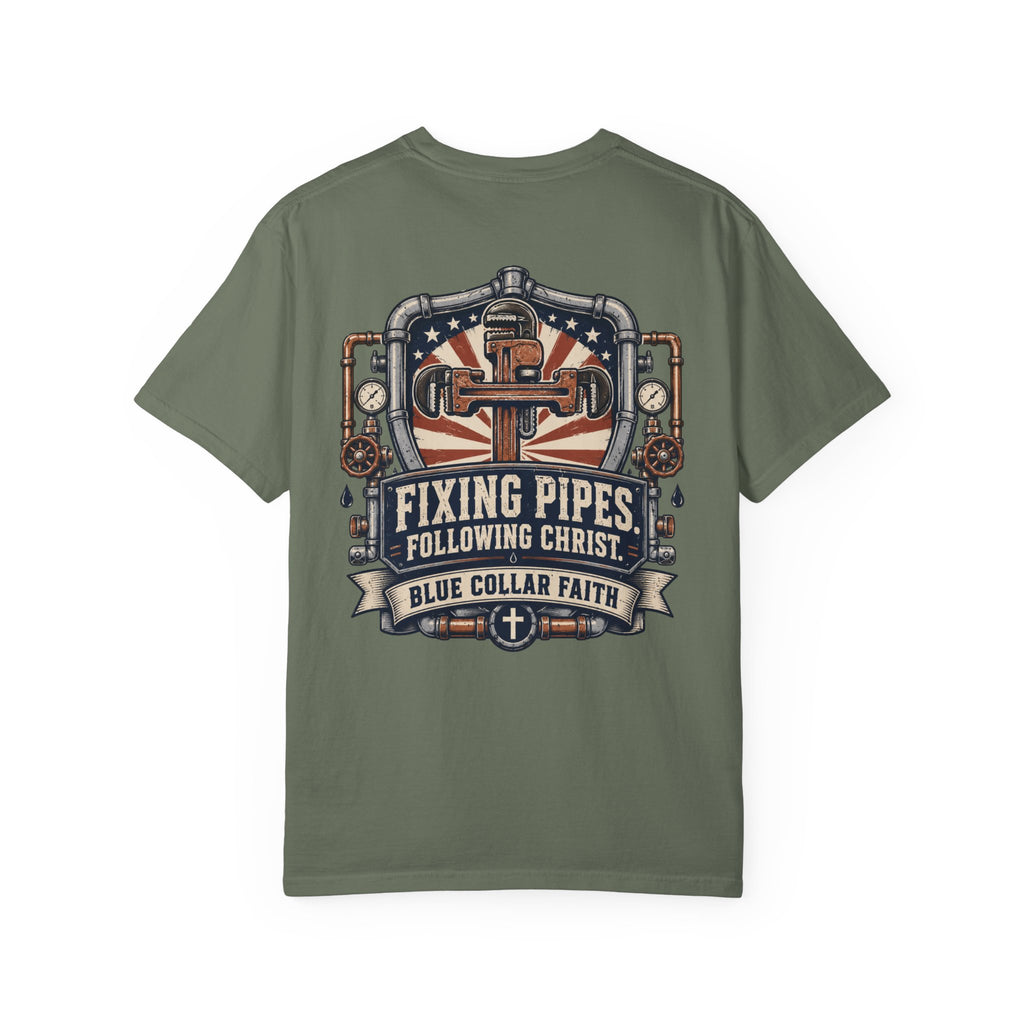Fixing Pipes Following Christ T-Shirt