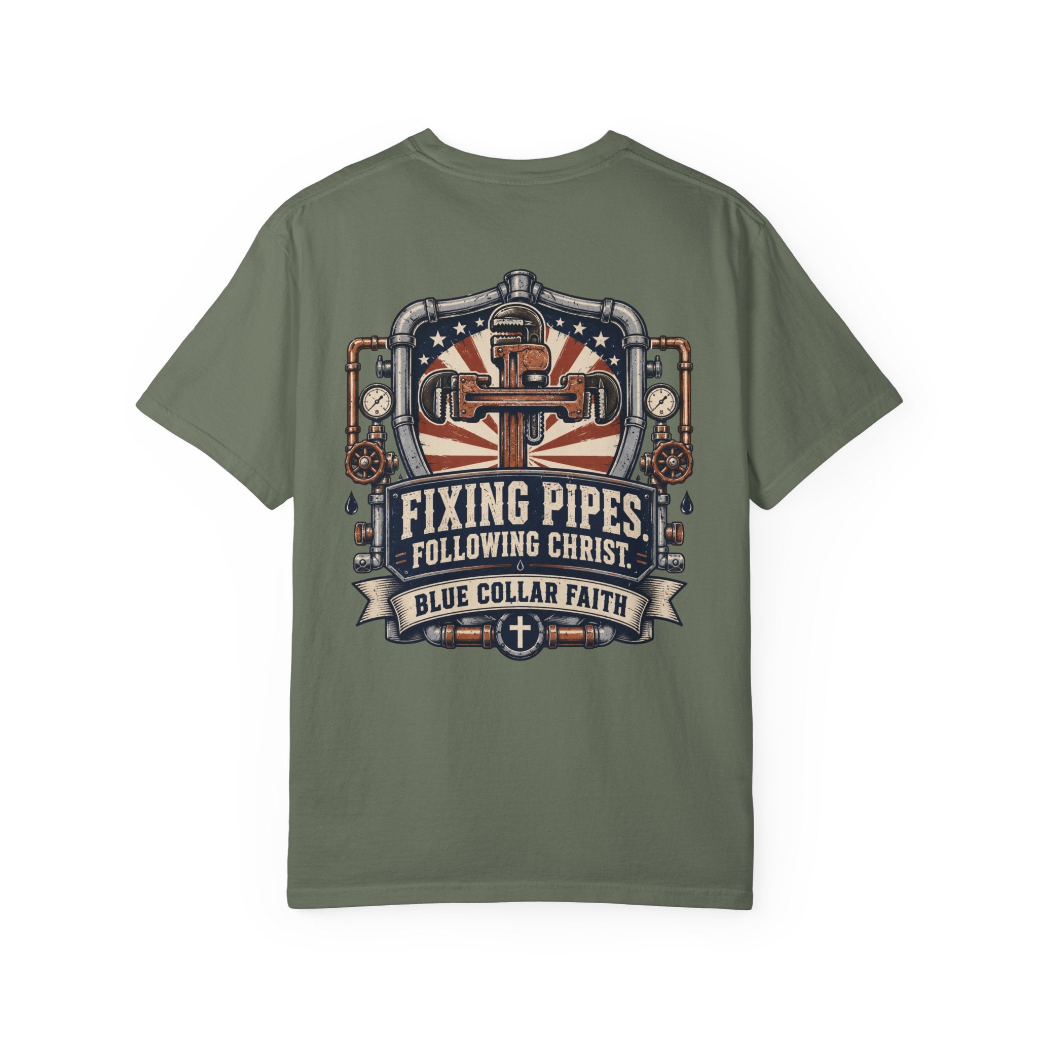 Fixing Pipes Following Christ T-Shirt