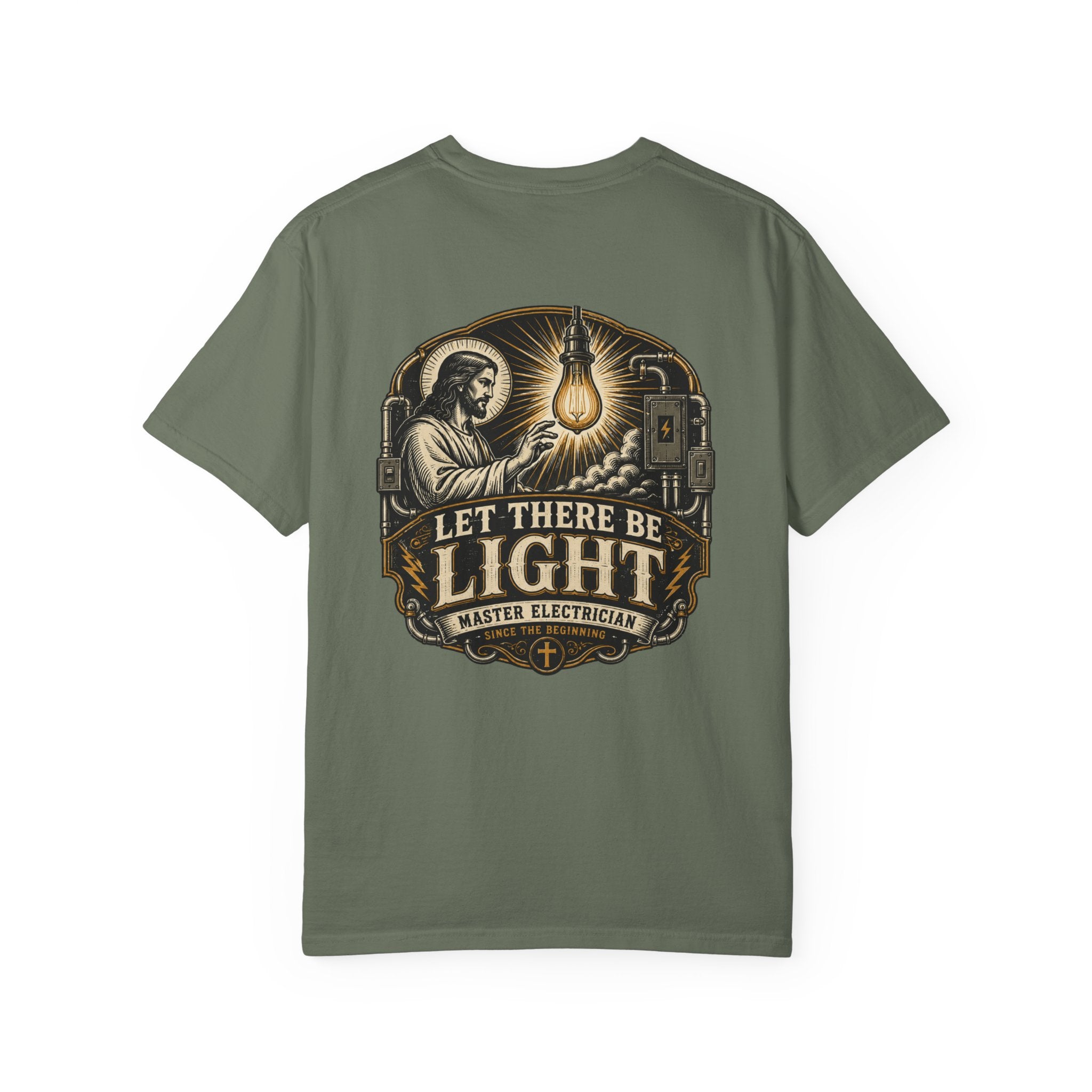 Let There Be Light Master Electrician T-Shirt