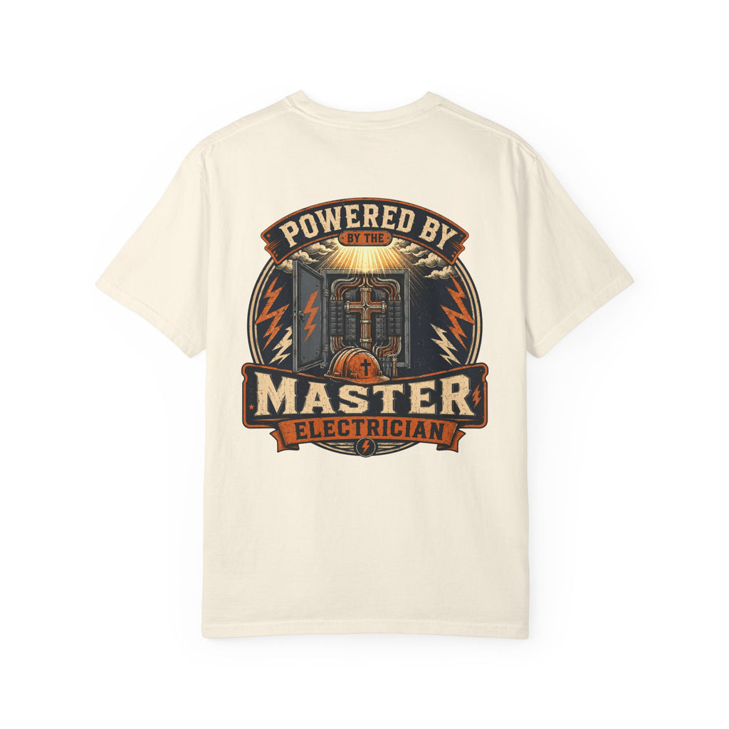 Powered By The Master Electrician T-Shirt