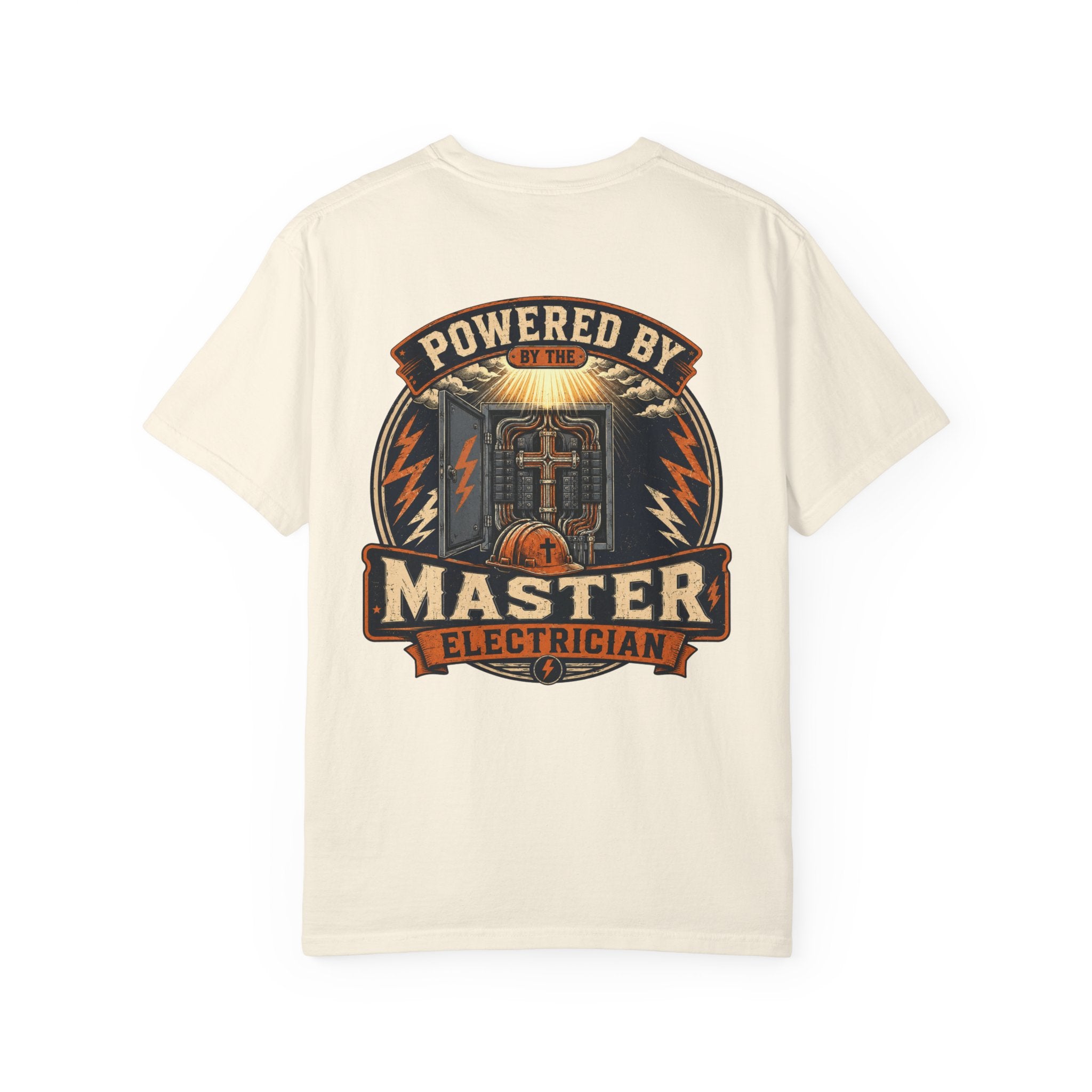 Powered By The Master Electrician T-Shirt