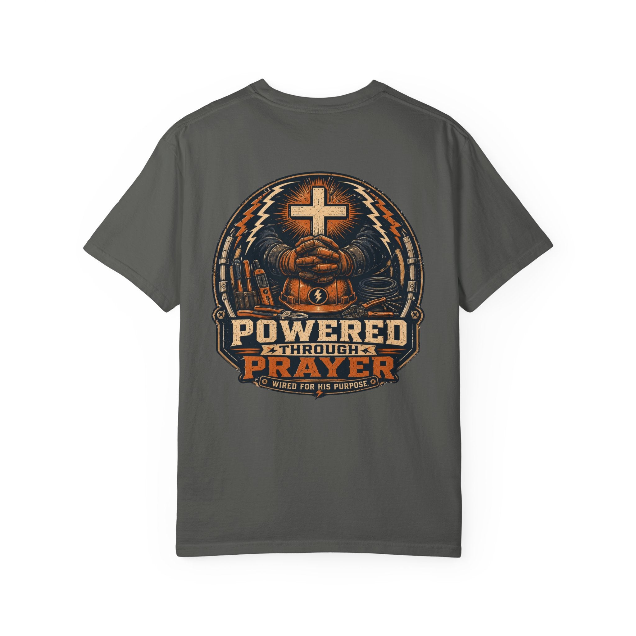 Powered Through Prayer Wired For His Purpose T-Shirt