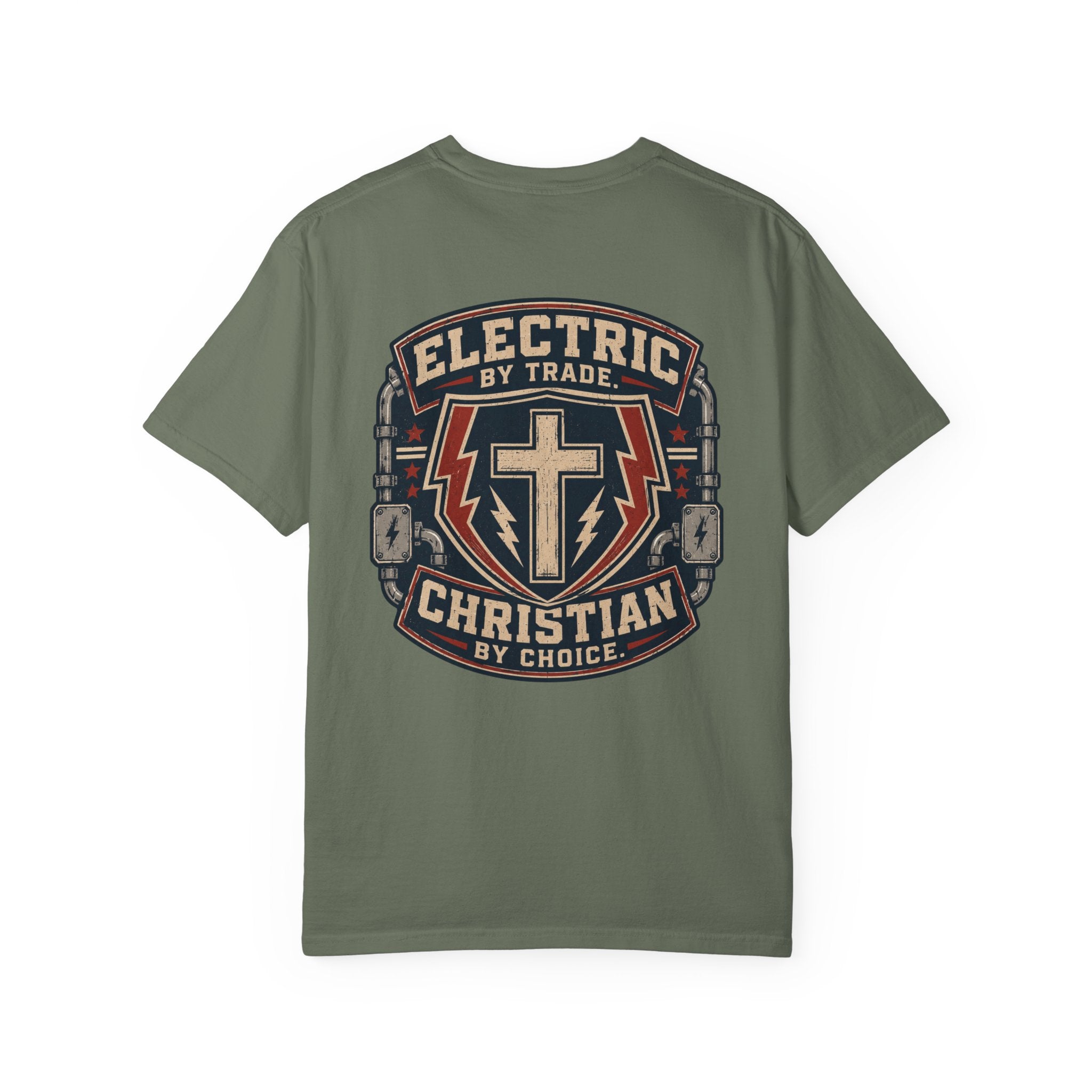Electric By Trade Christian By Choice - T-Shirt