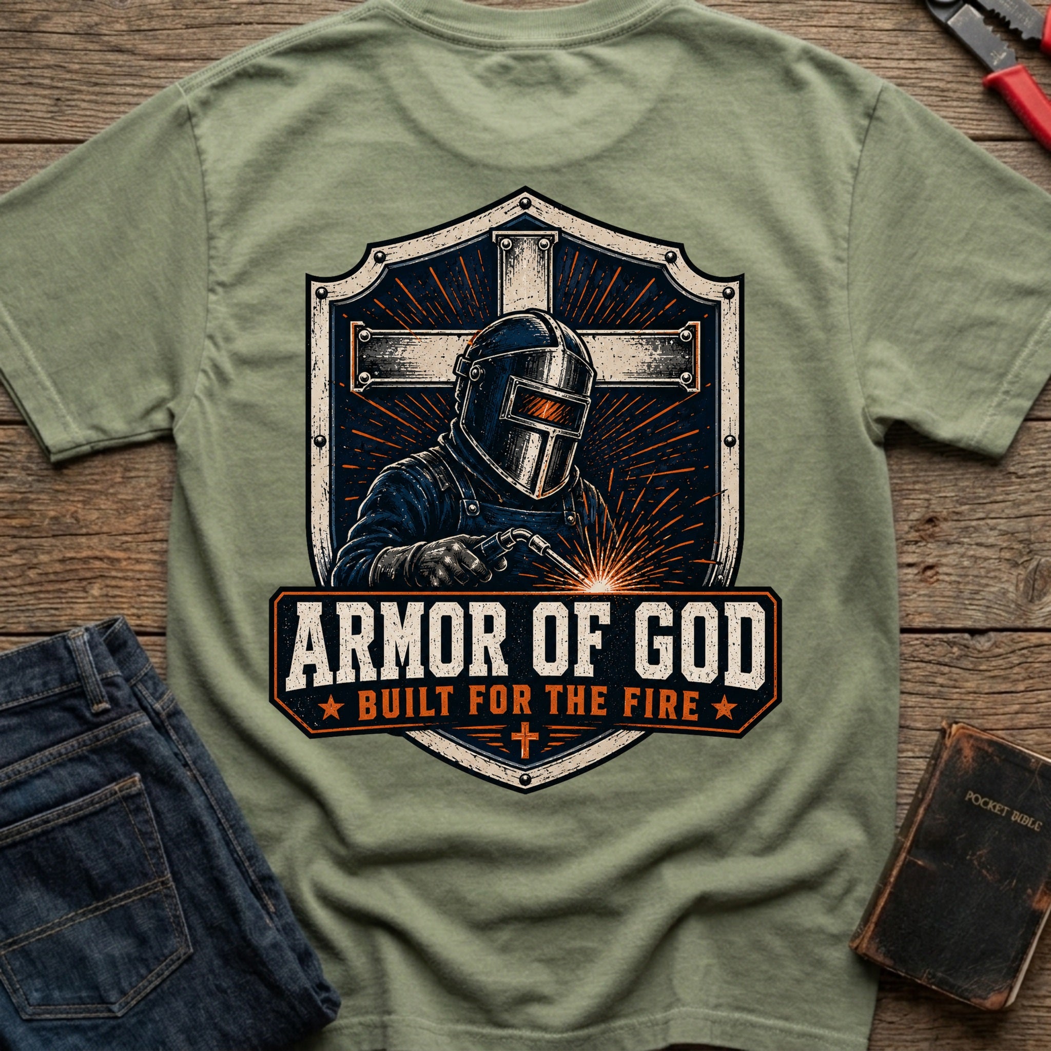 CrossGritOS|asset=83|template=5|color=Moss|view=back|file=Armor-of-GOD-T-Shirt-6a4fde606e3824081a05cf84-printify-art-1-2_Moss_back_template-5.jpg