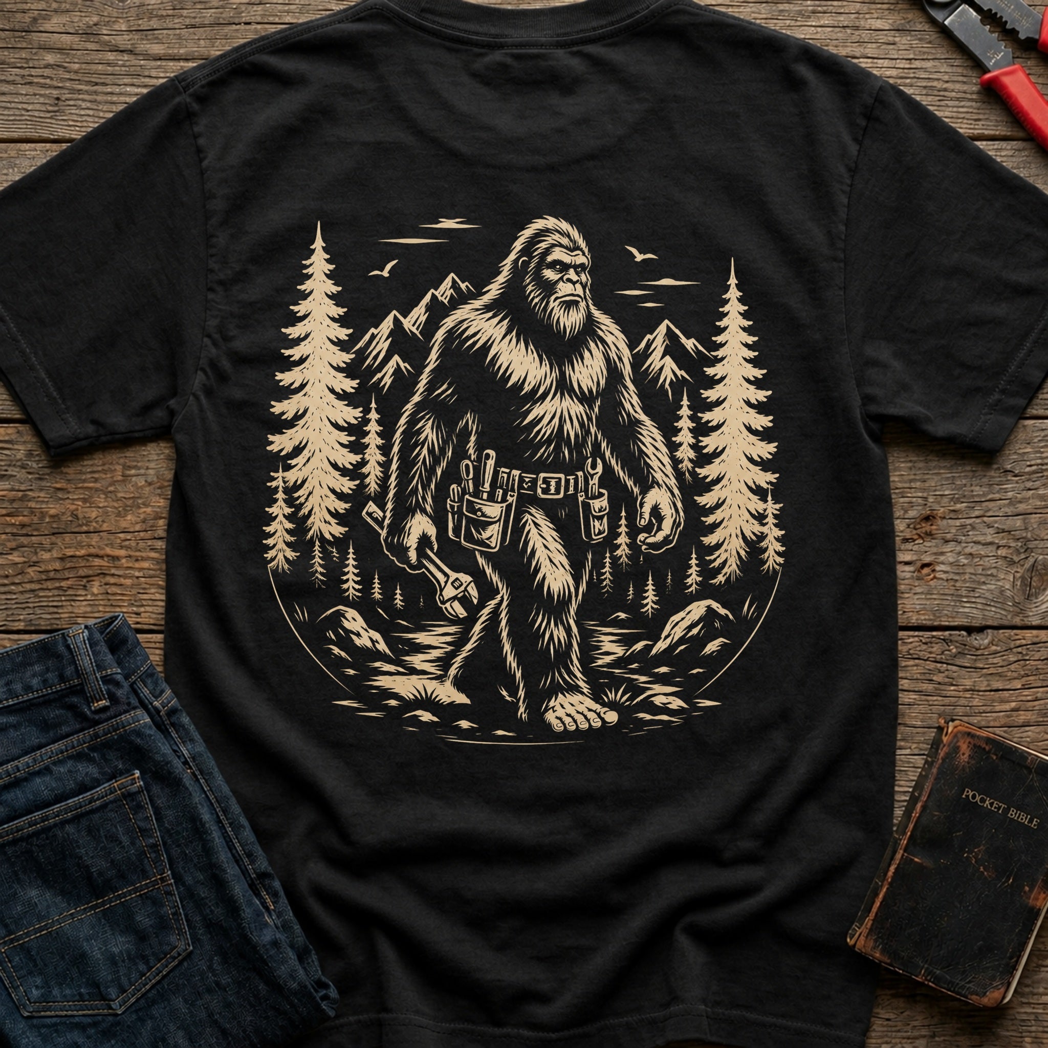 CrossGritOS|asset=6|template=4|color=Black|view=back|file=Bigfoot-Electrician-T-Shirt-6a4d3ed23fcdce69cd0adc74-printify-art-1-2_Black_back_template-4.jpg