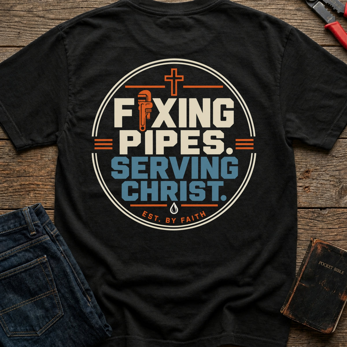 Fixing Pipes Serving T-Shirt
