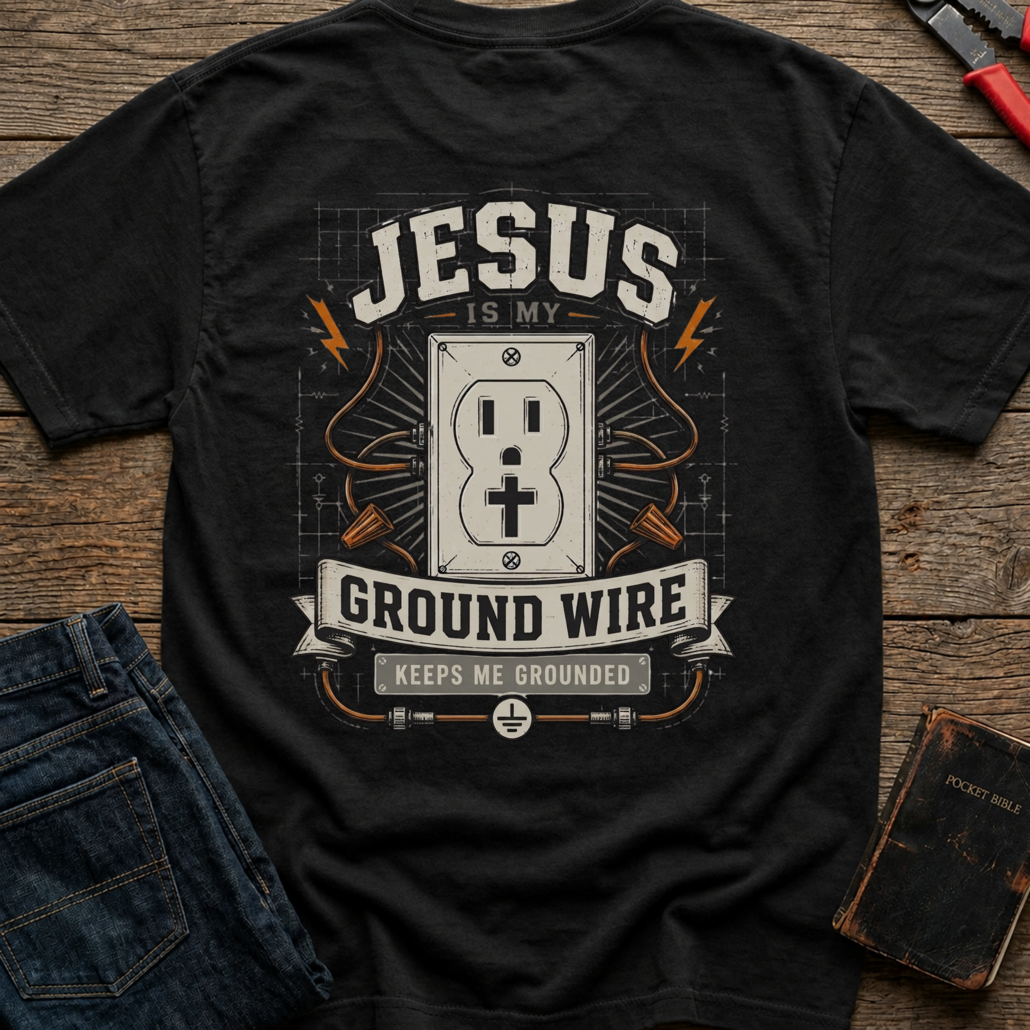 Jesus Is My Ground Wire T-Shirt