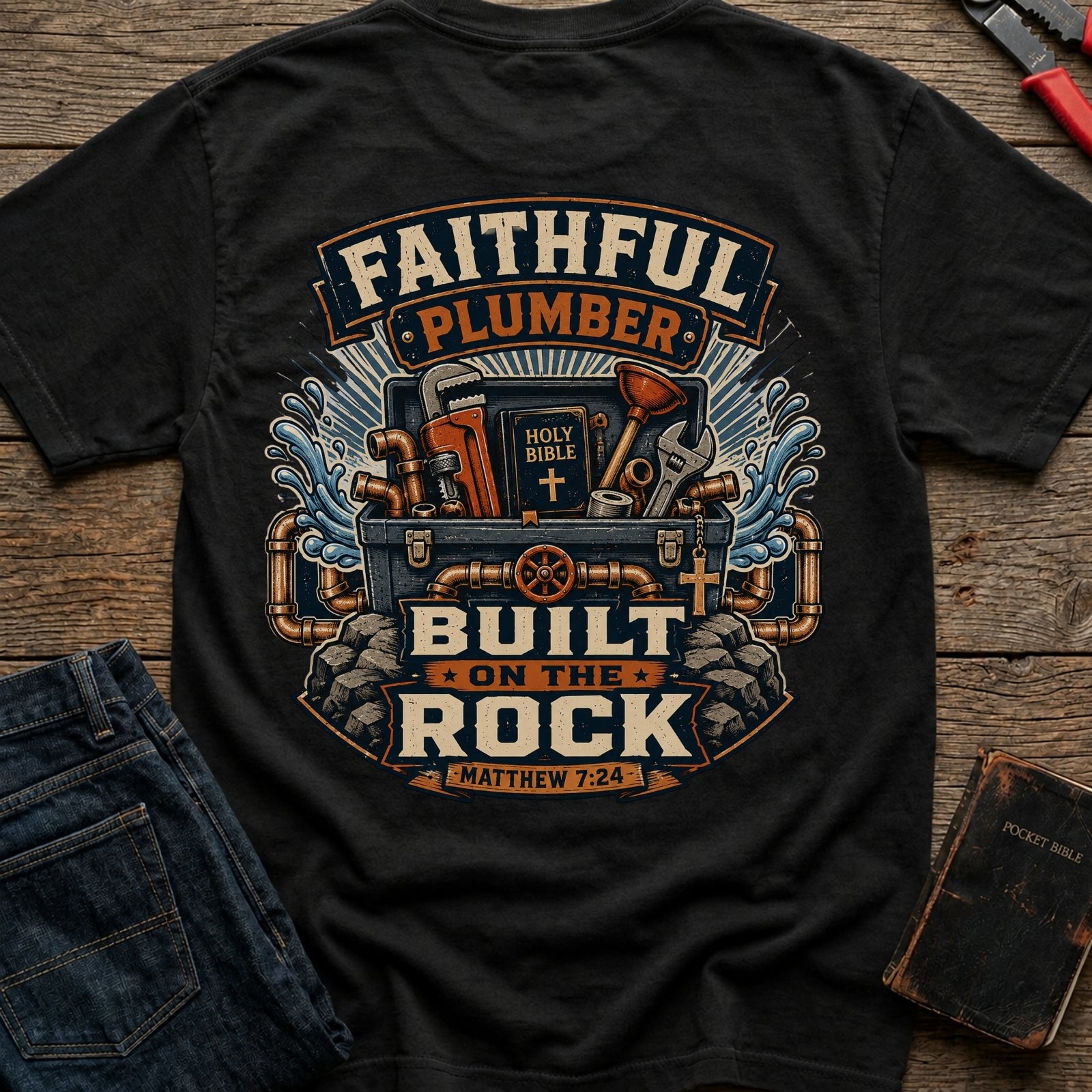 Faithful Plumber T-Shirt