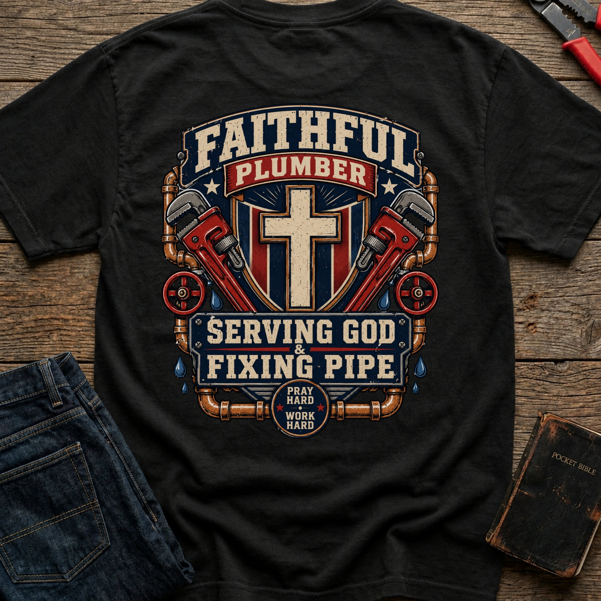 Faithful Plumbers T-Shirt