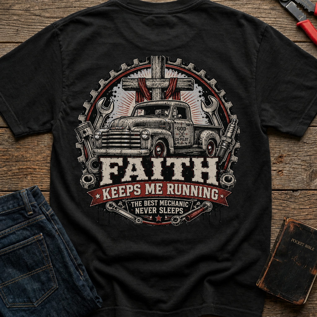 Faith Keeps Me Running T-Shirt