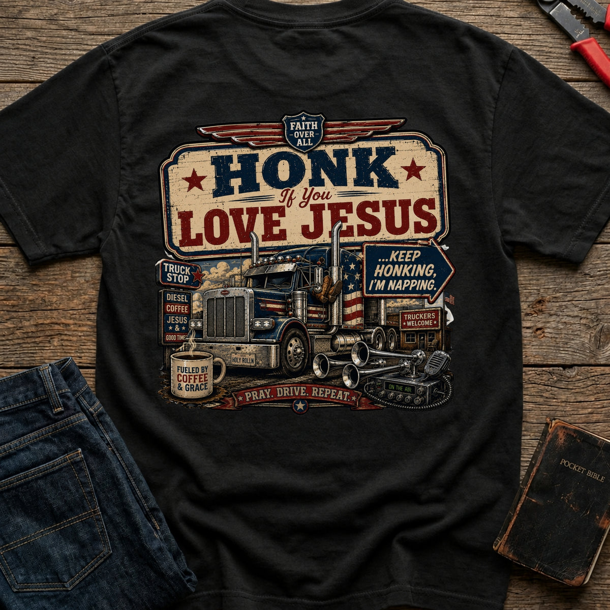 Honk For Jesus T-Shirt