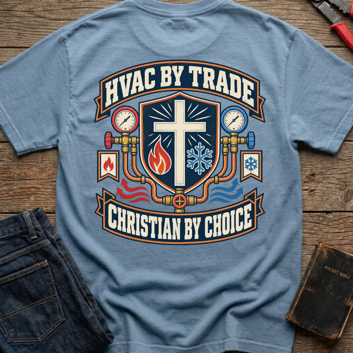 HVAC By Trade T-Shirt