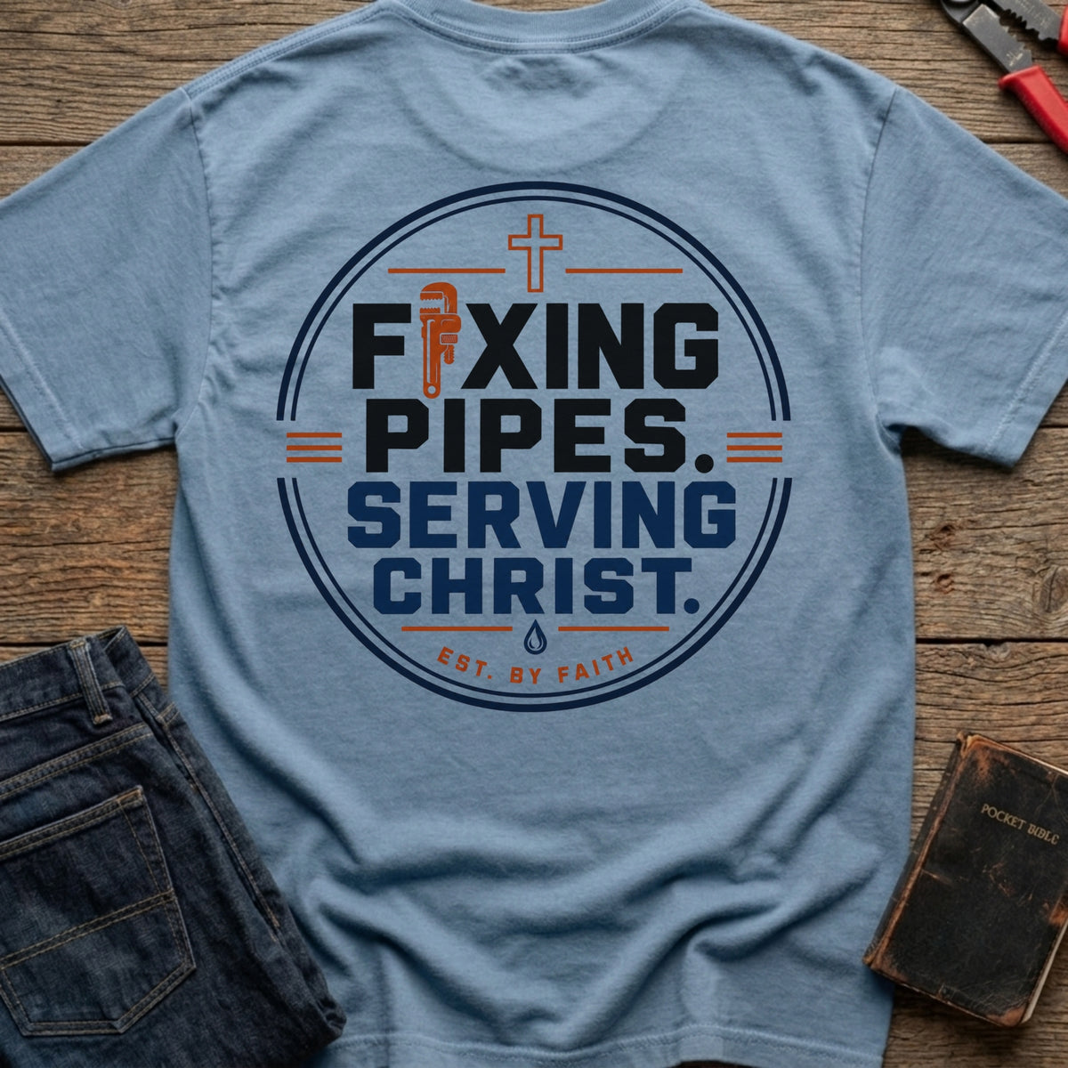 Fixing Pipes Serving T-Shirt